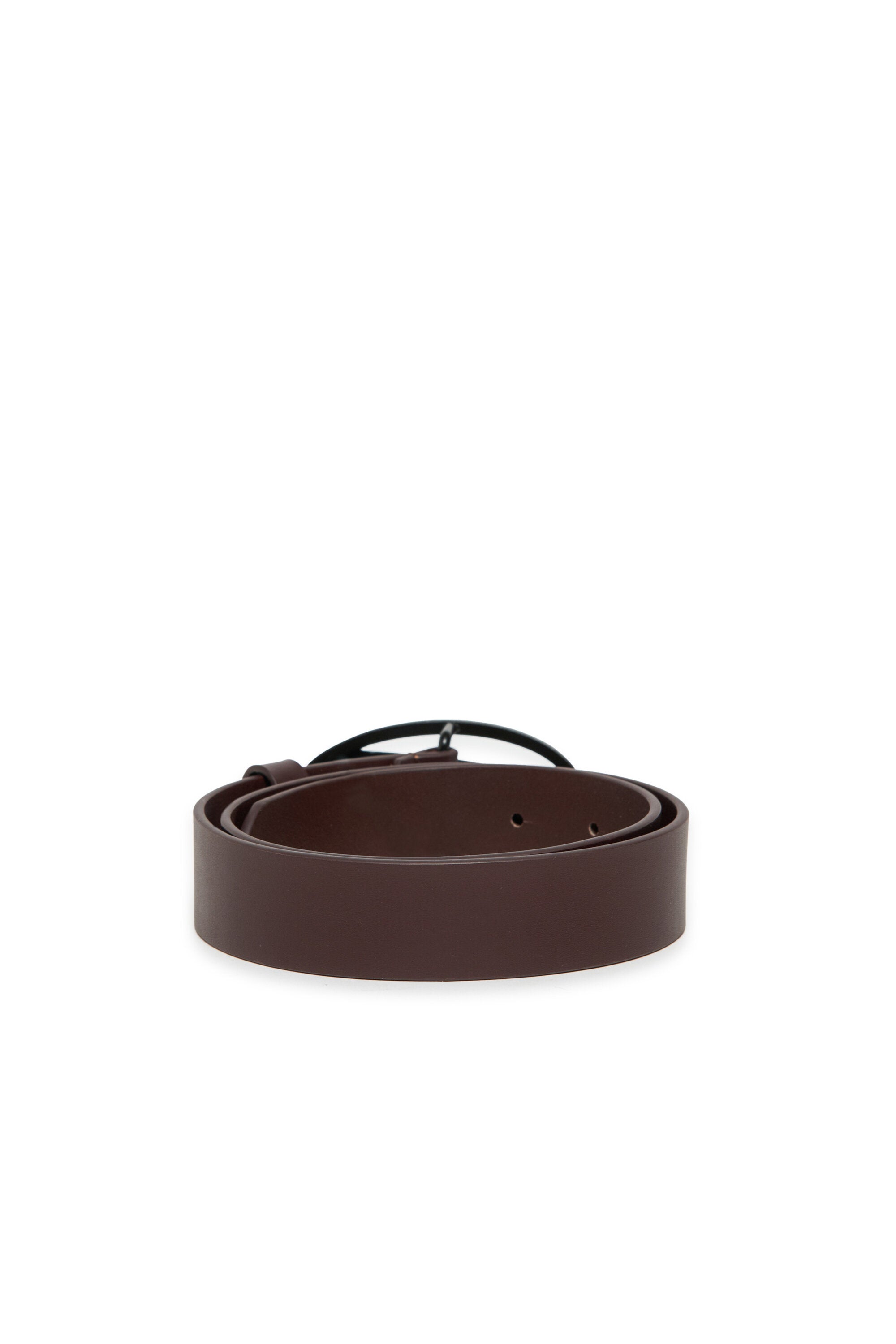 Belt with Oval D logo buckle