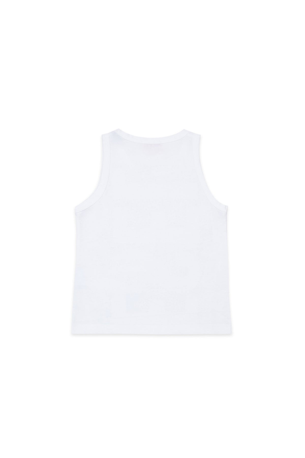 Sleeveless T-shirt with logo