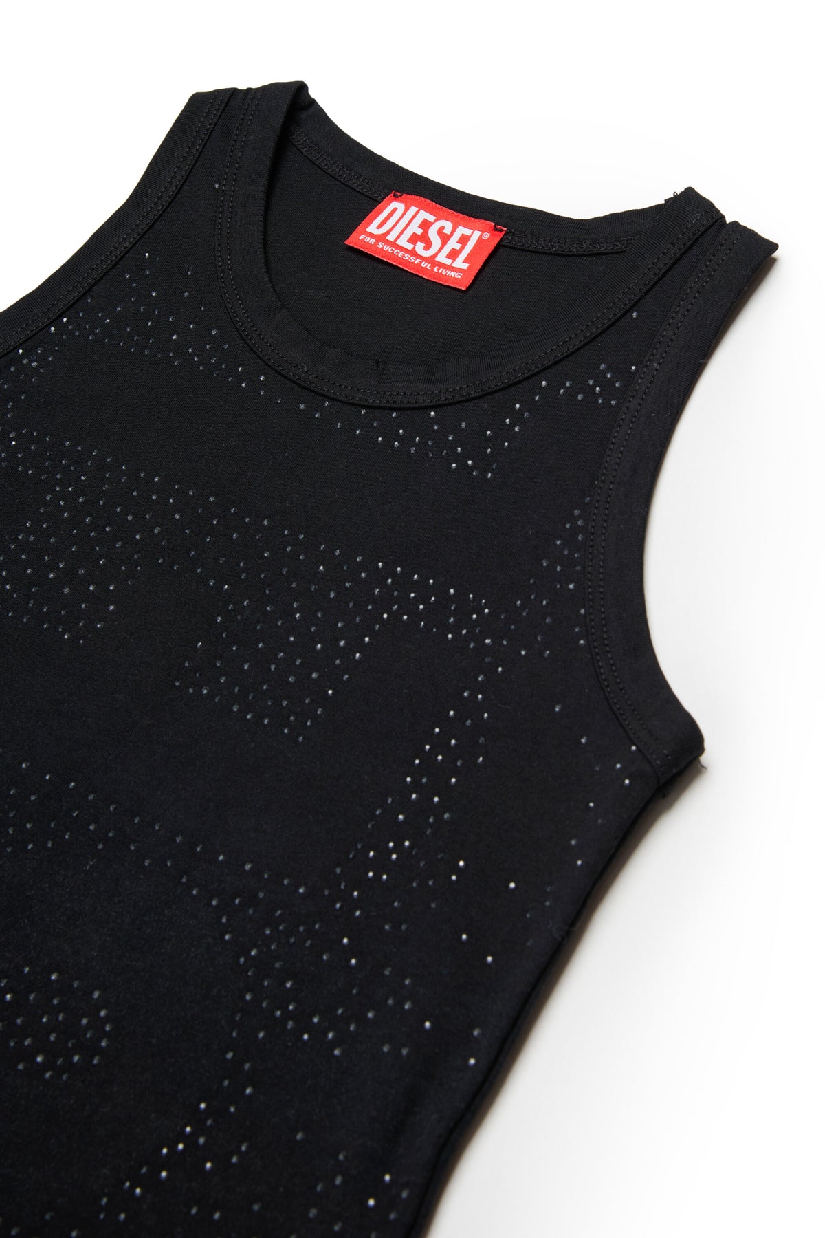 Sleeveless T-shirt with logo