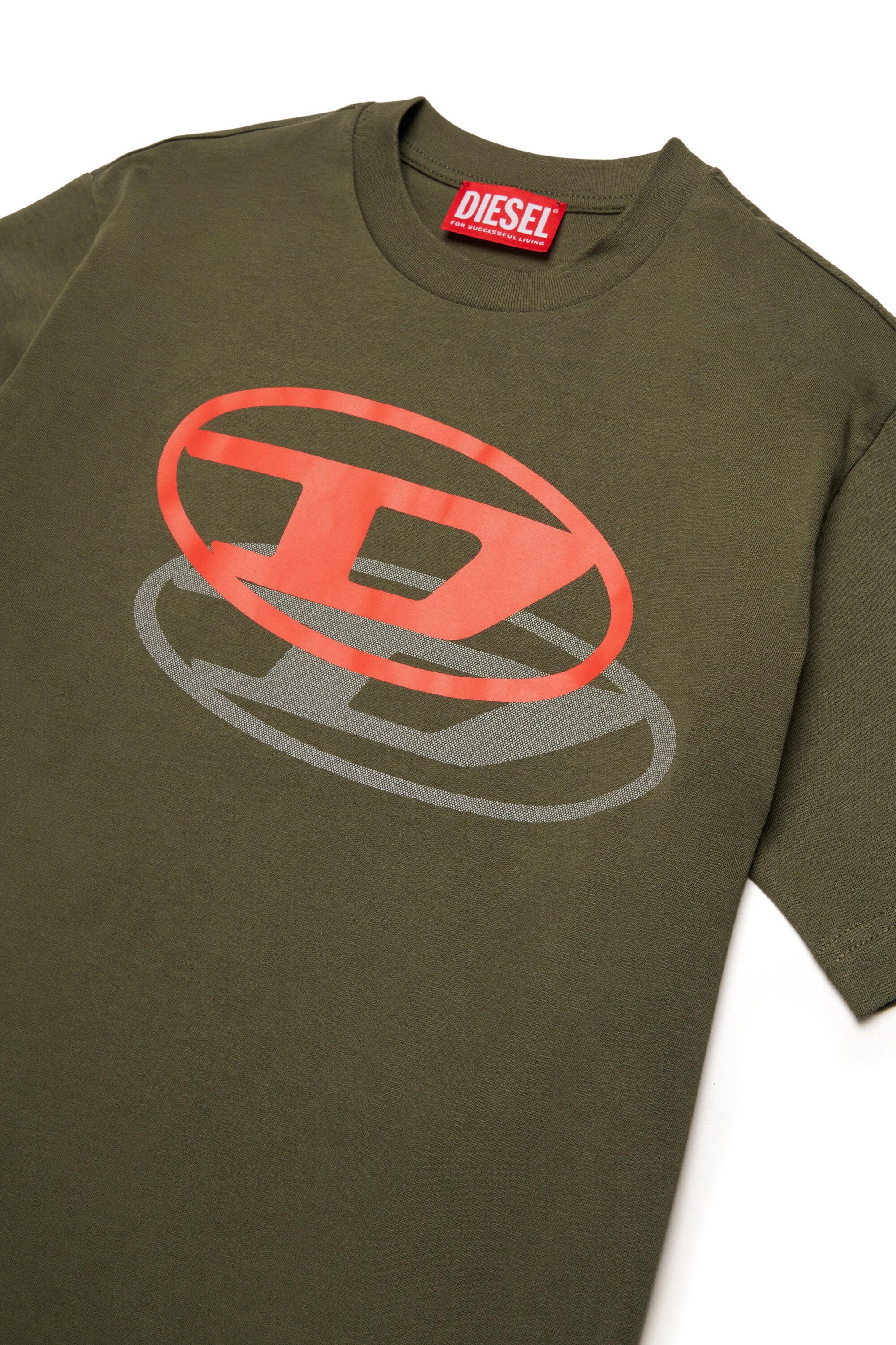 T-shirt with printed Oval D logo