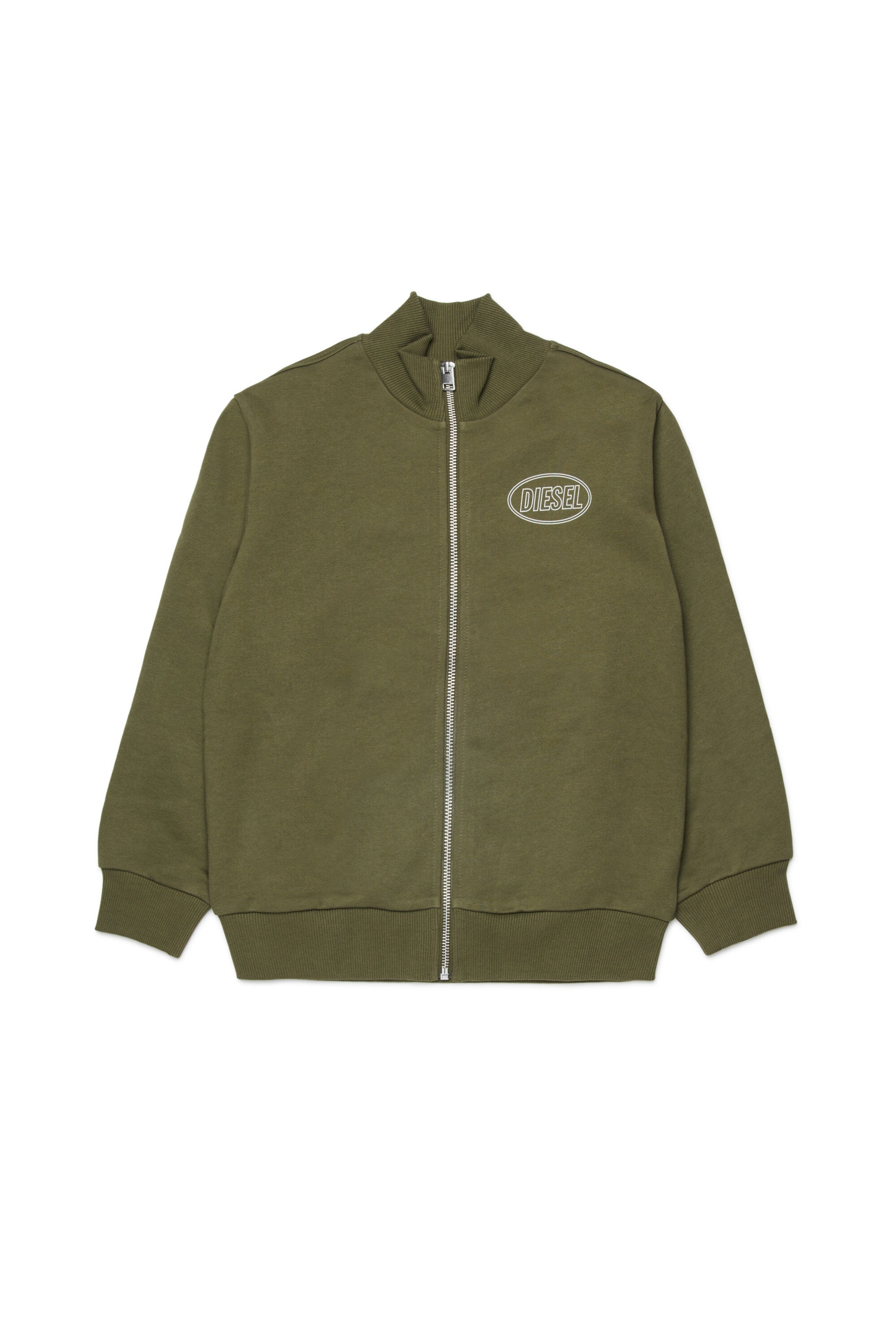 Full-zip sweatshirt with logo