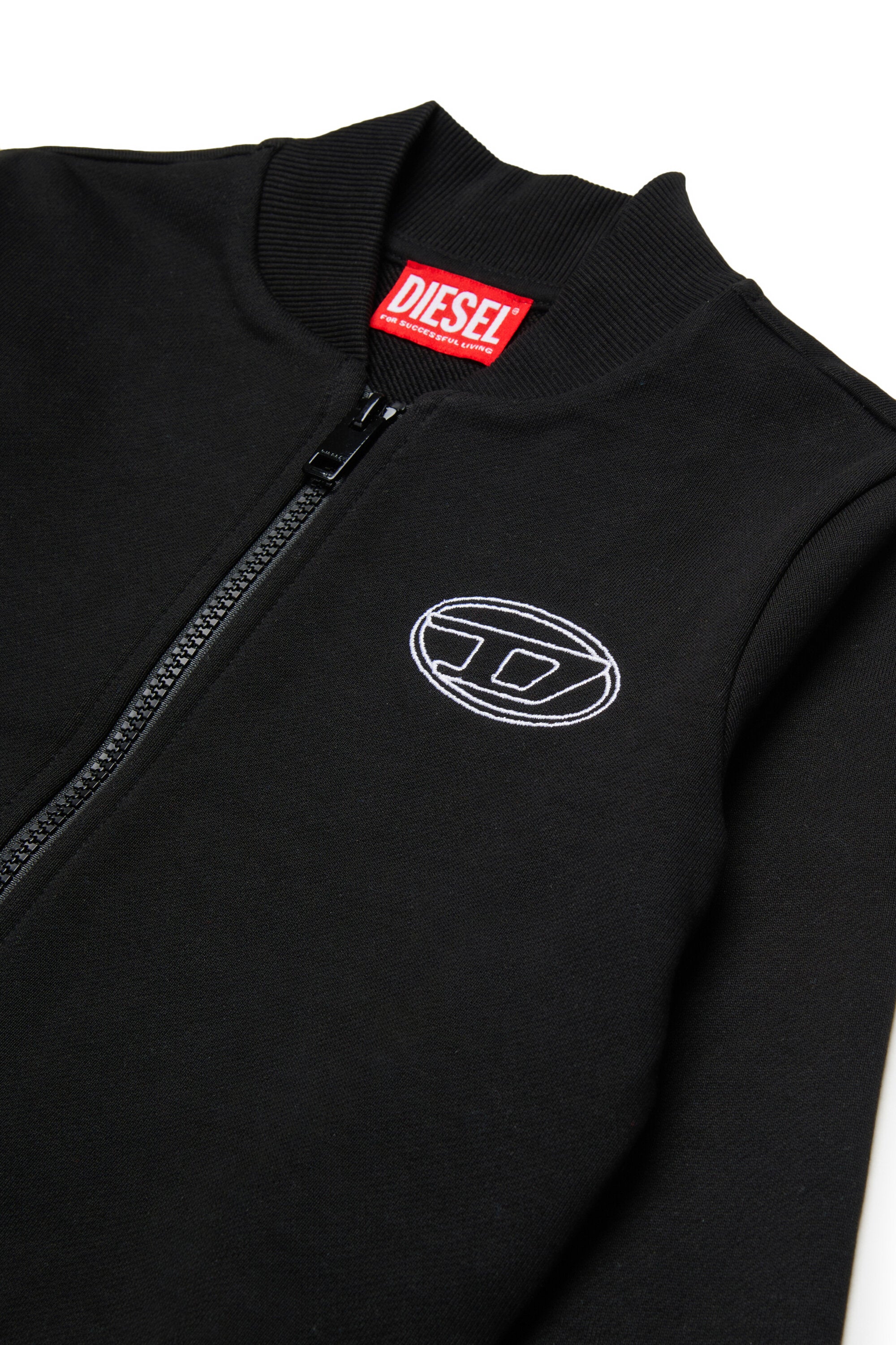 Full zip sweatshirt with logo