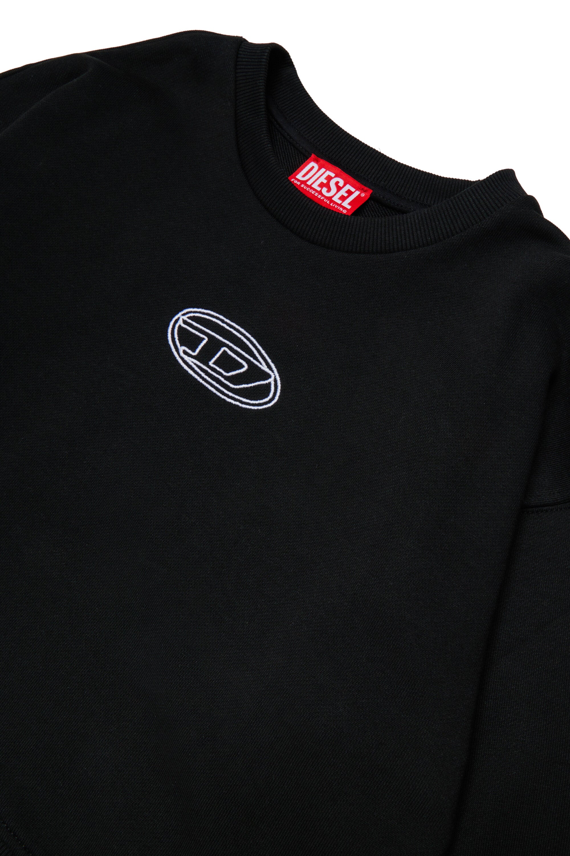 Crew neck sweatshirt with logo