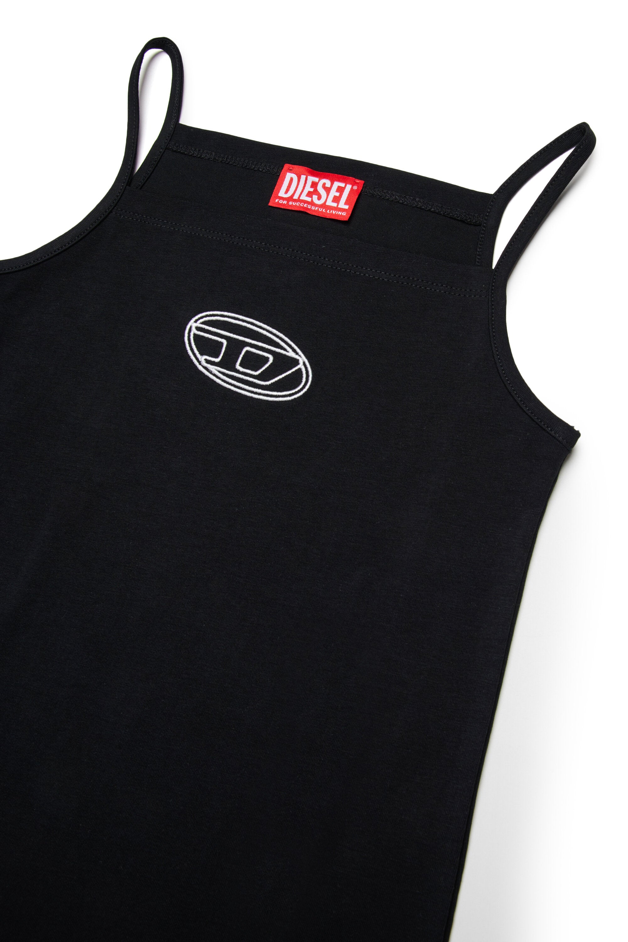 Short dress with Oval D logo