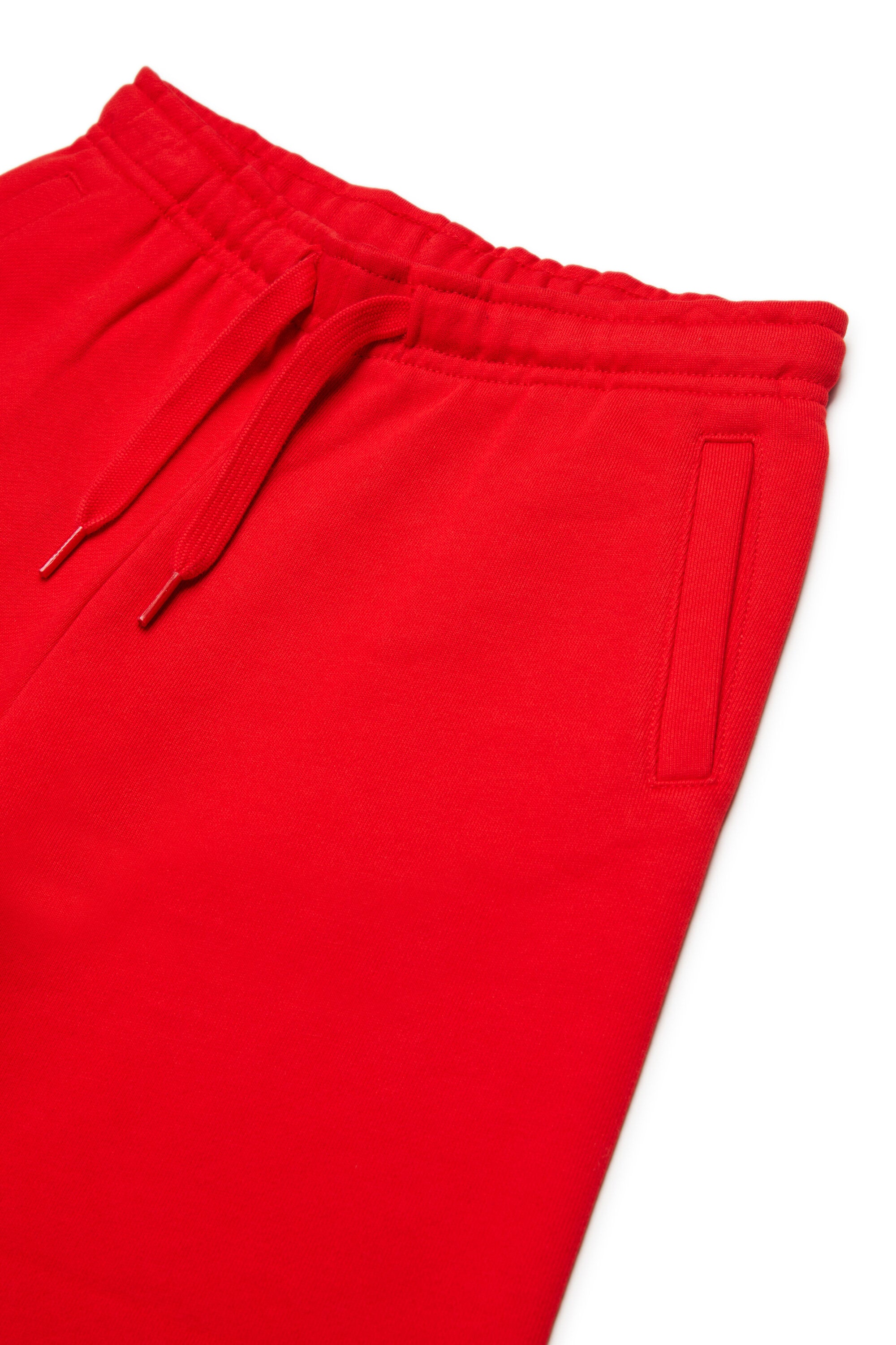 Fleece shorts with logo