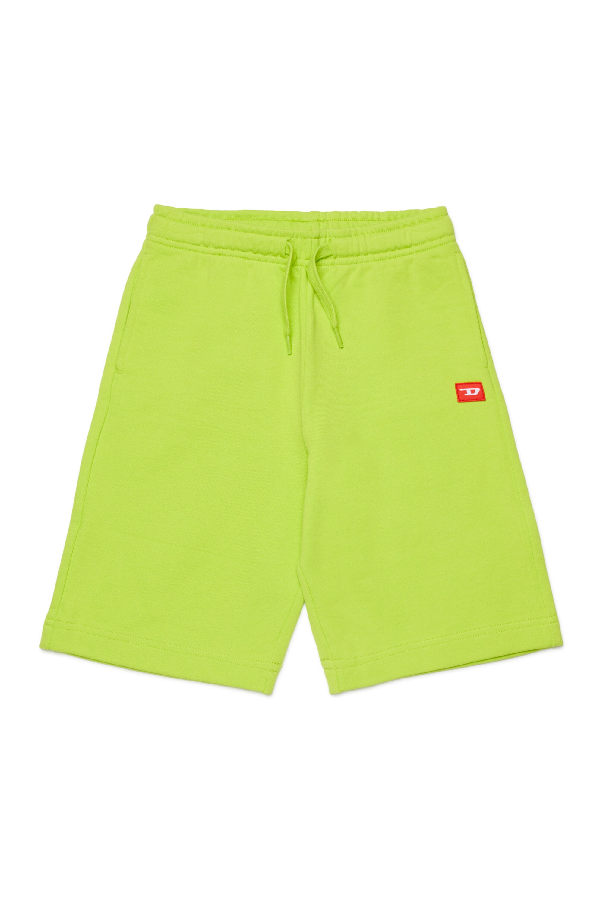 Fleece shorts with logo