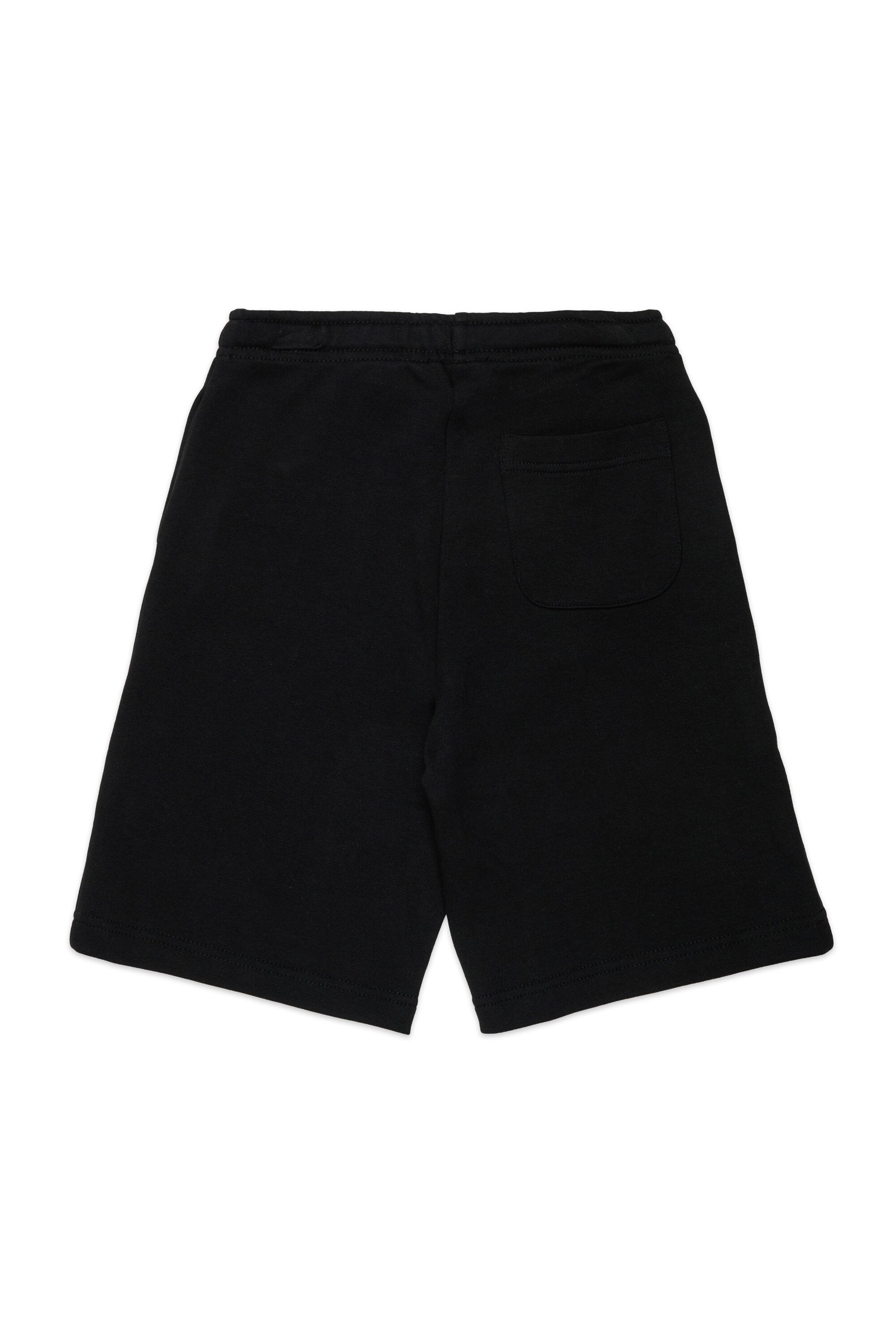 Fleece shorts with logo