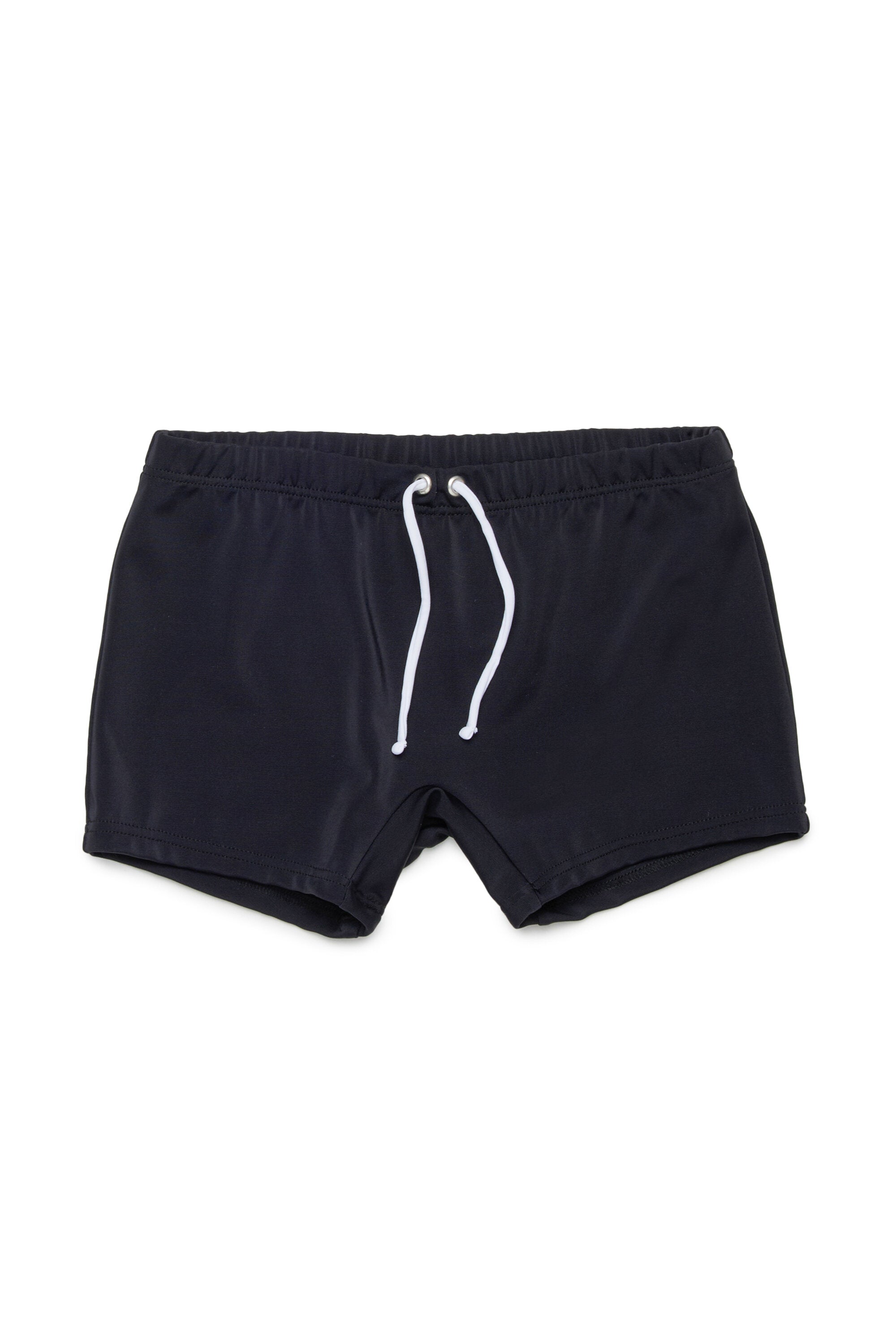 Boxer swimwear with printed logo