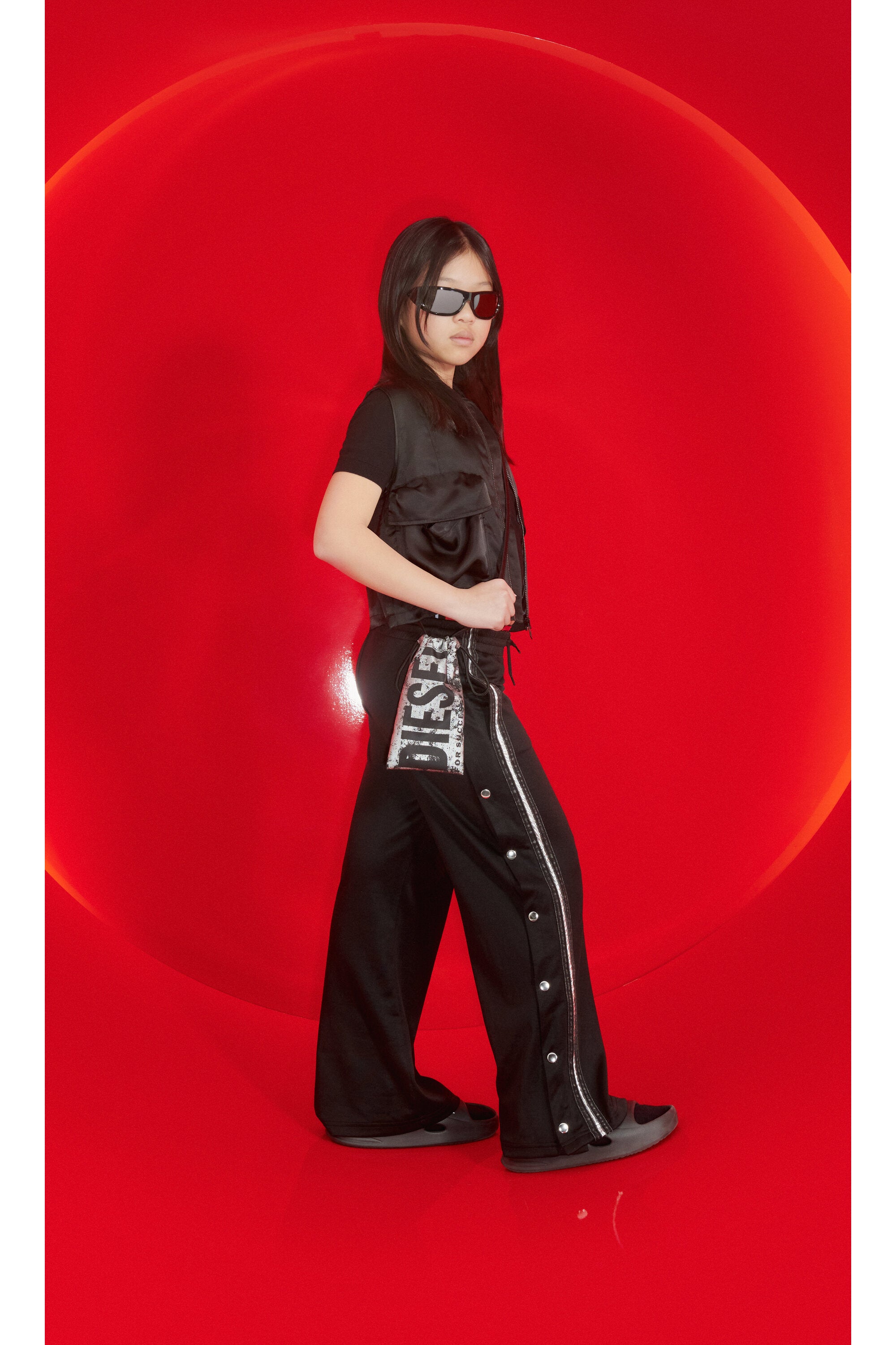 Shoulder bag with logo