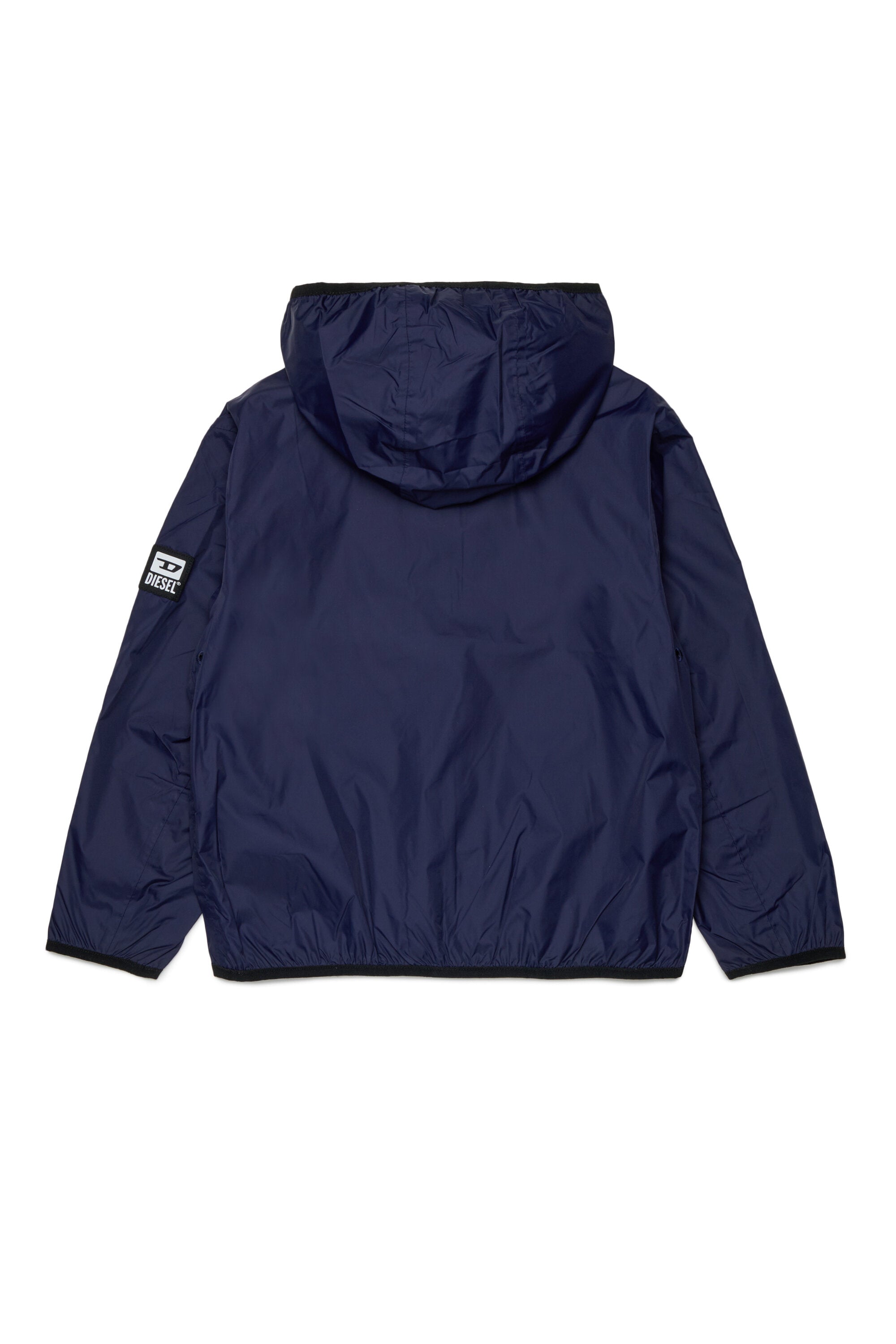Windbreaker with printed logo