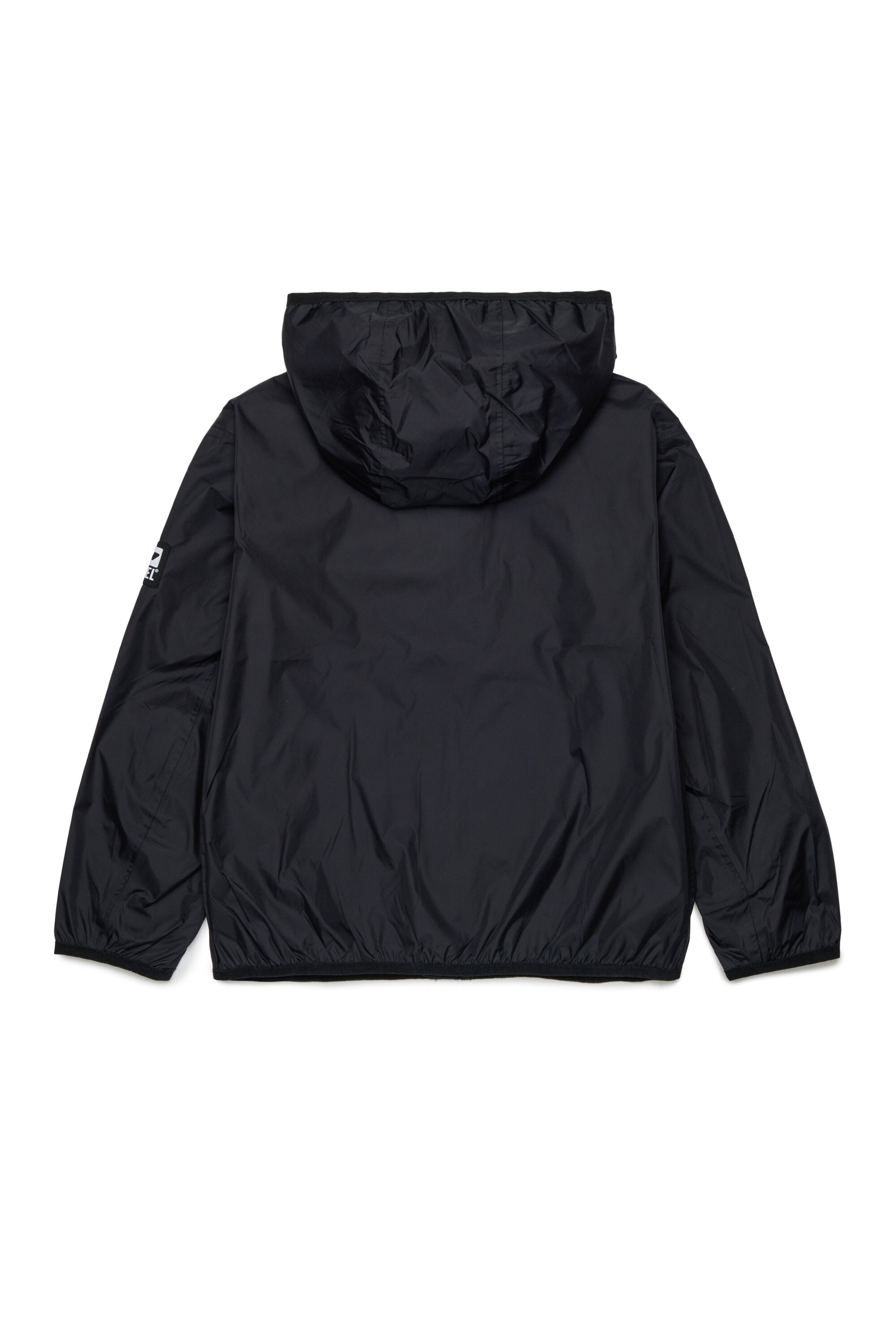 Windbreaker with printed logo