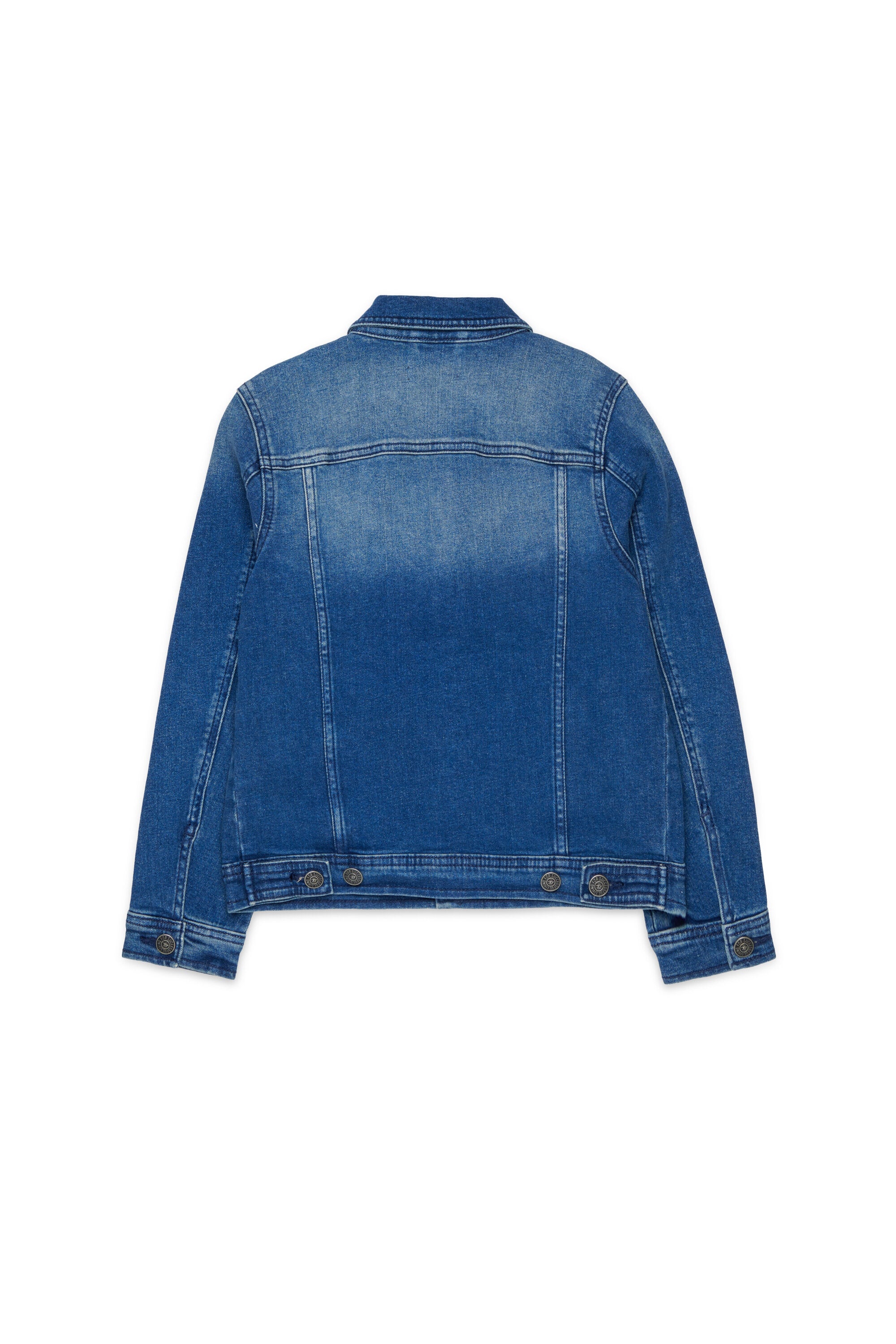 Denim jacket with logo