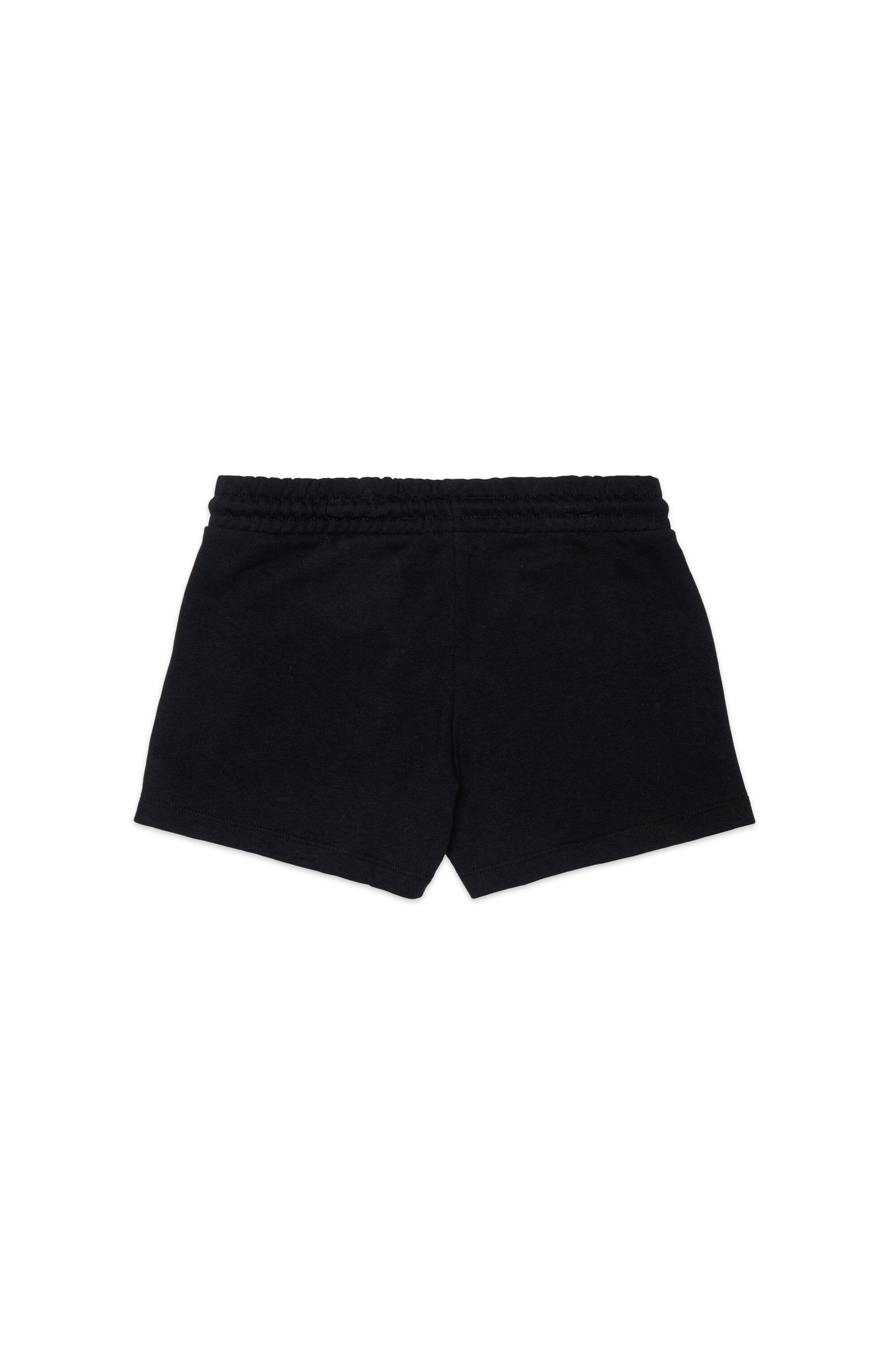 Fleece shorts with logo