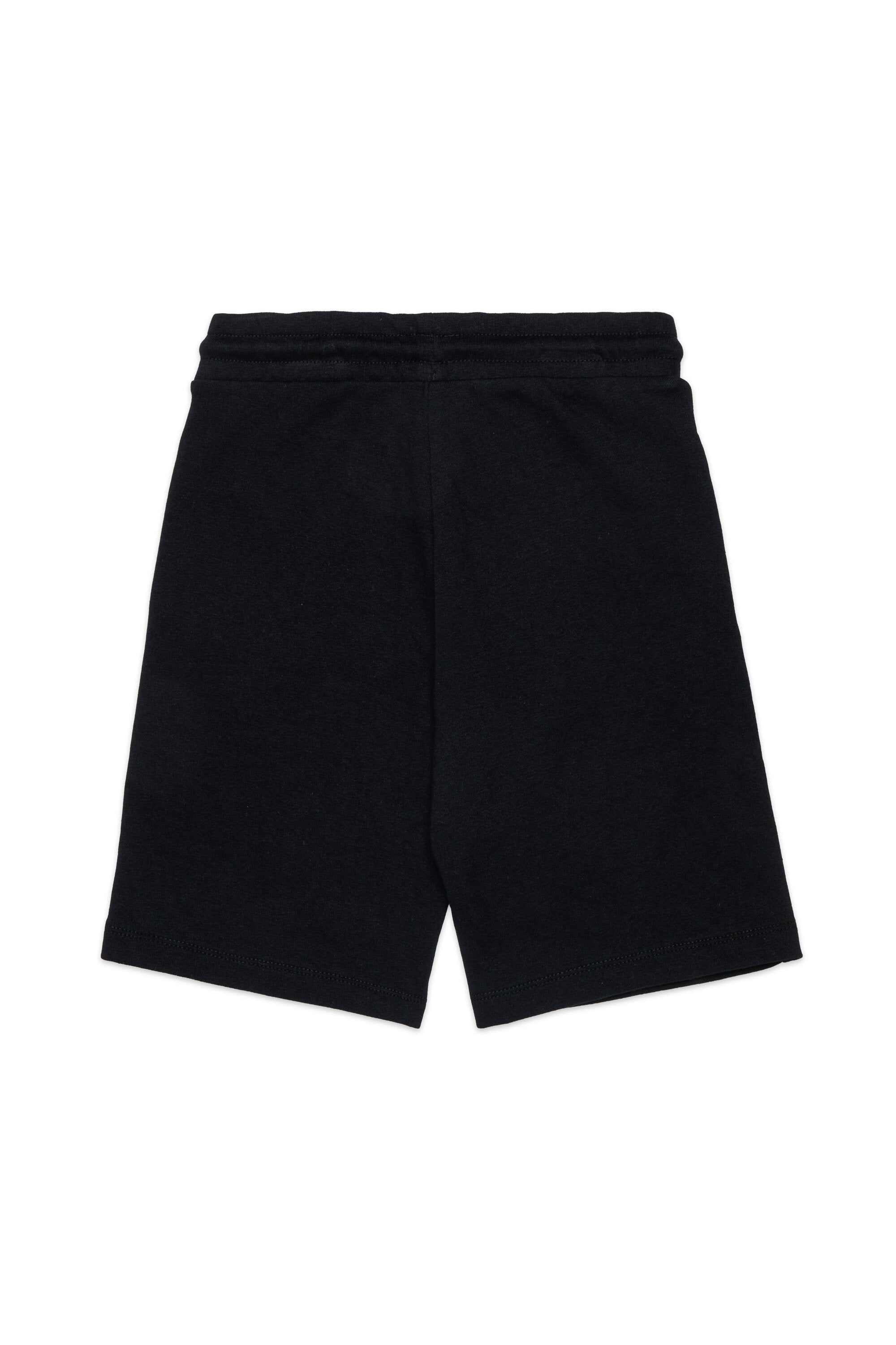 Fleece shorts with logo