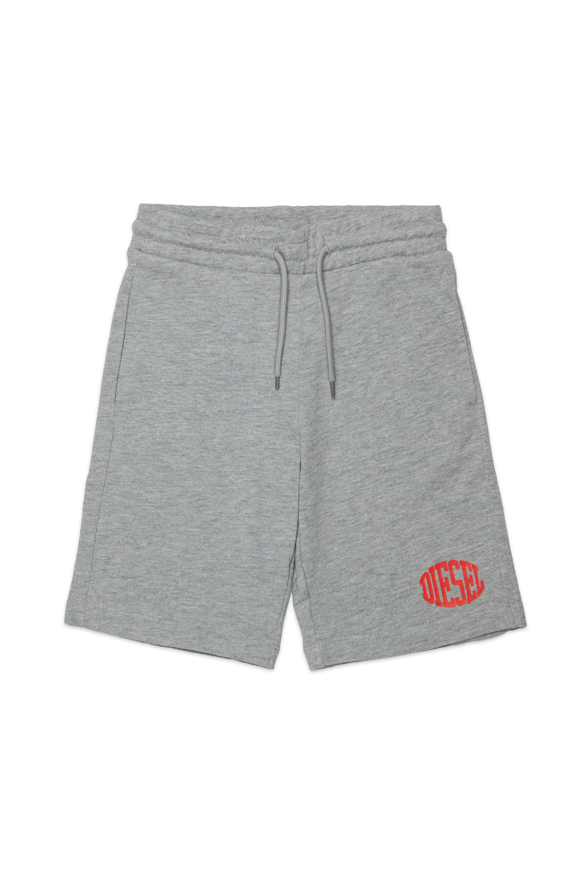 Fleece shorts with logo