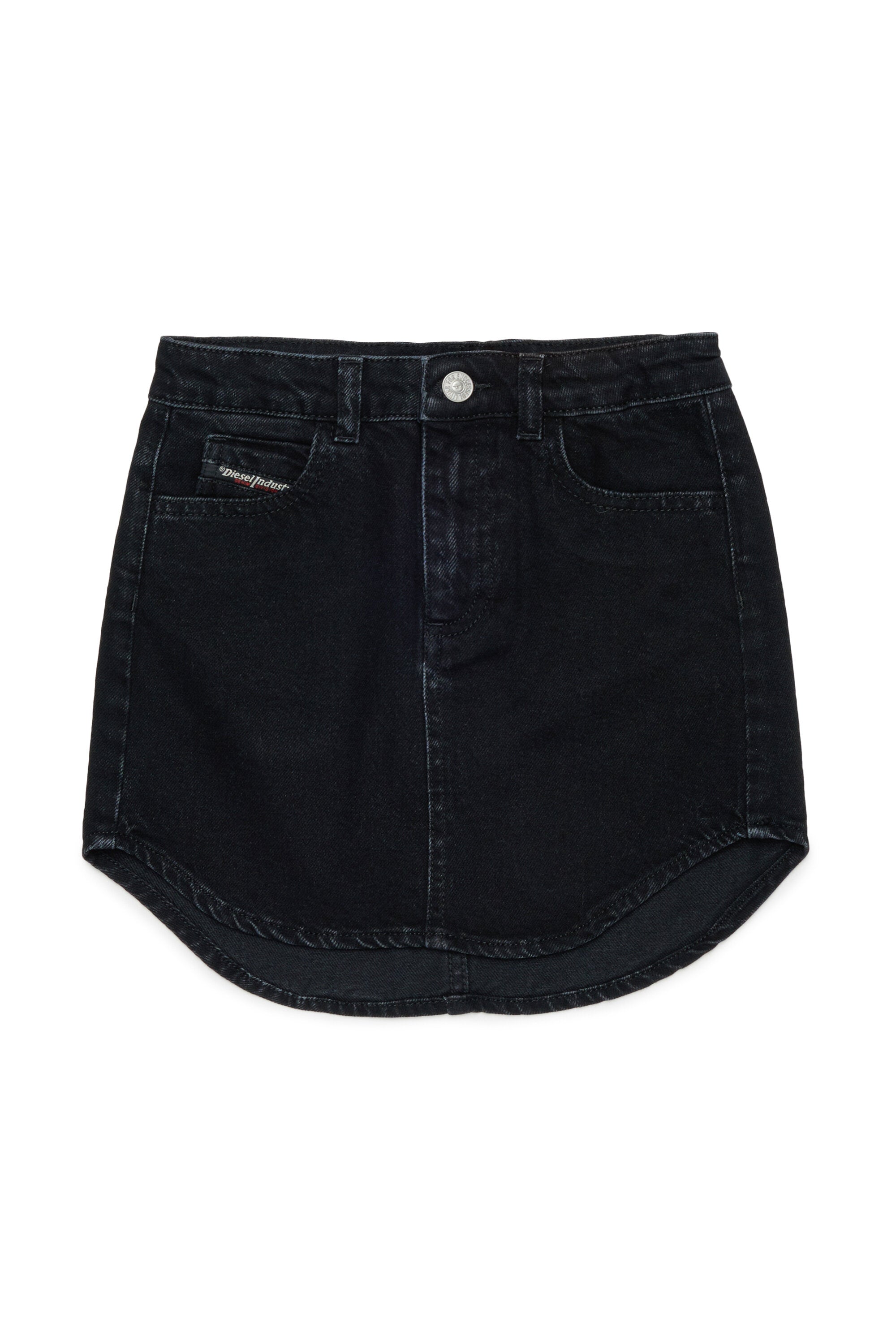 Mini skirt with logo