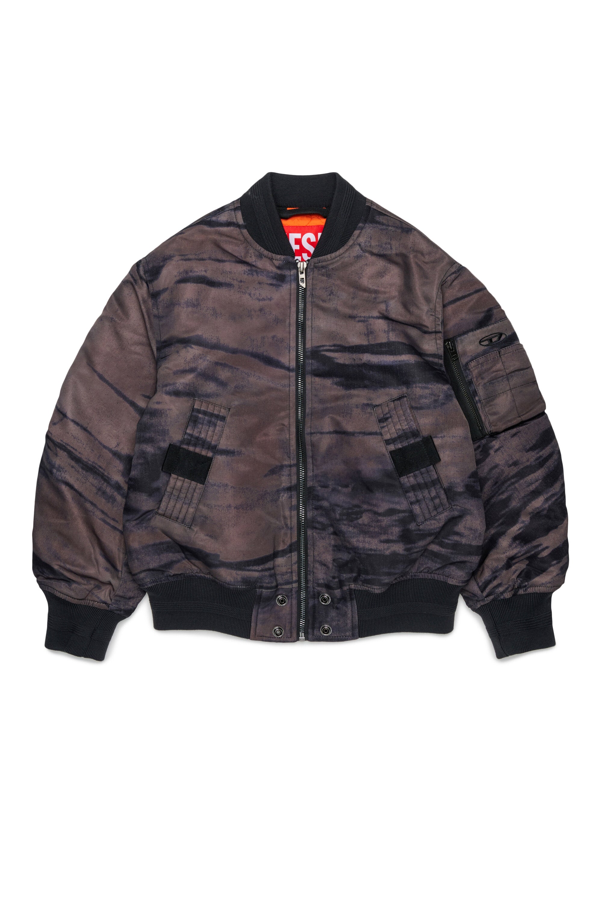 Bomber jacket with logo