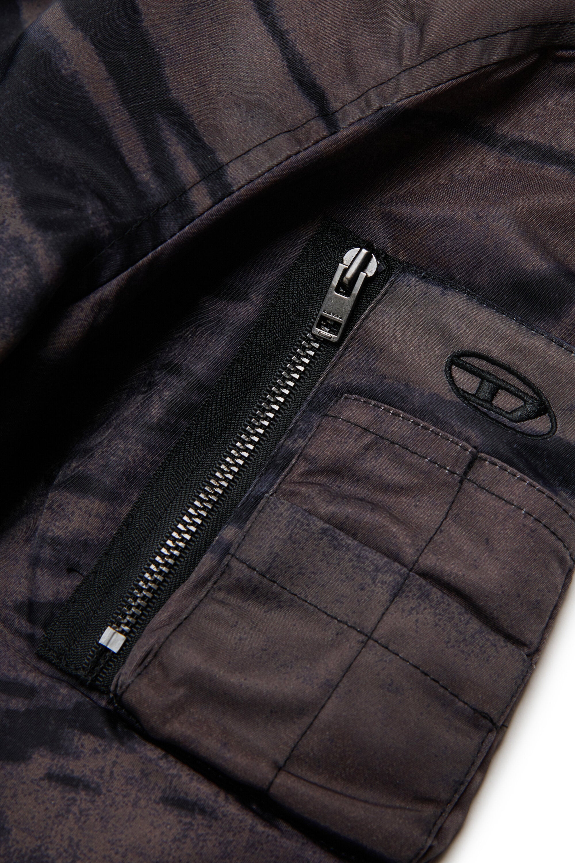 Bomber jacket with logo