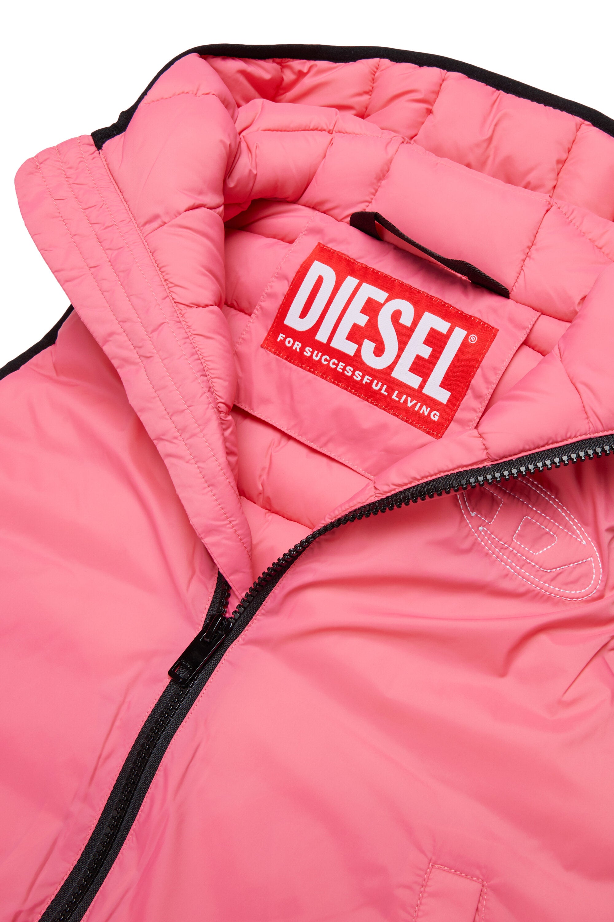 Lightweight padded vest with logo