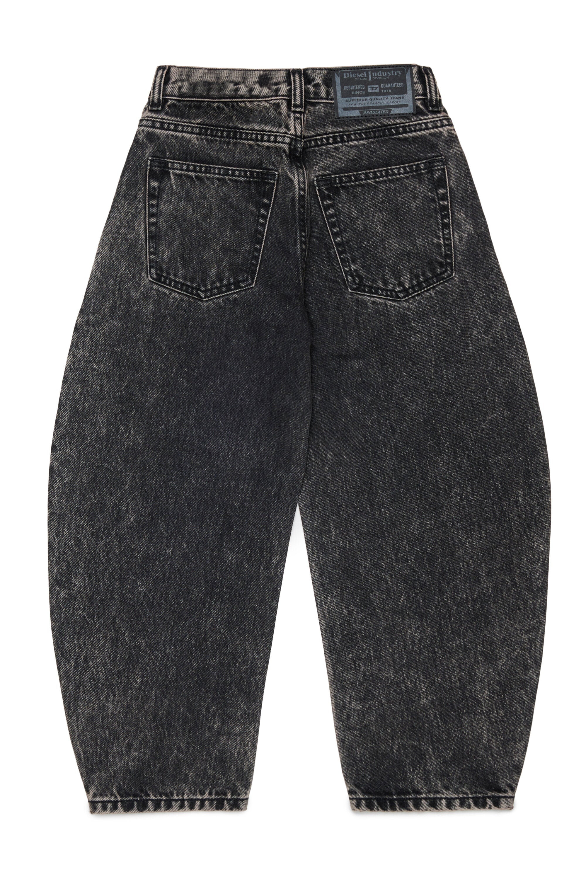 Relaxed fit gray wash jeans - D-Milty