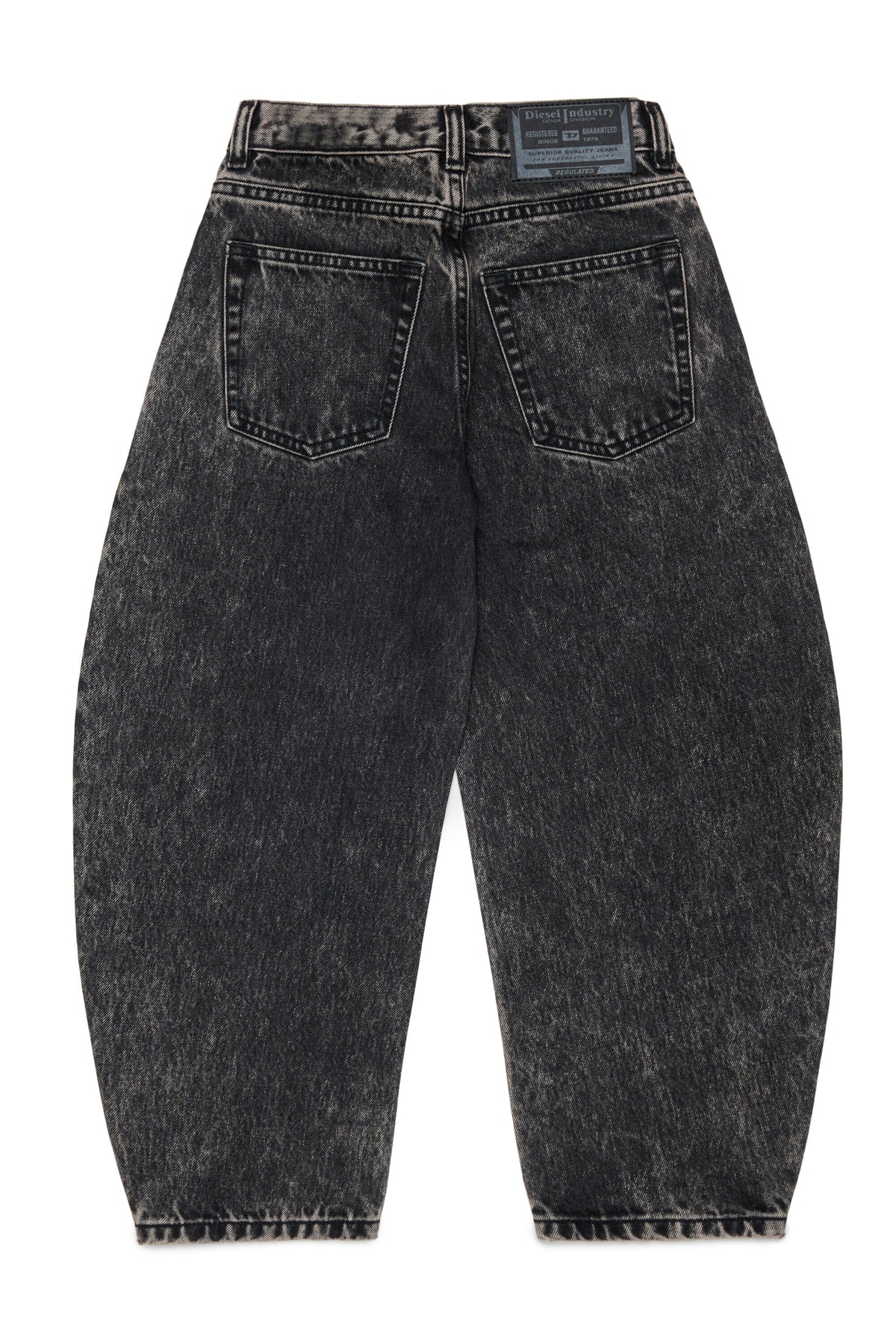 Relaxed fit gray wash jeans - D-Milty