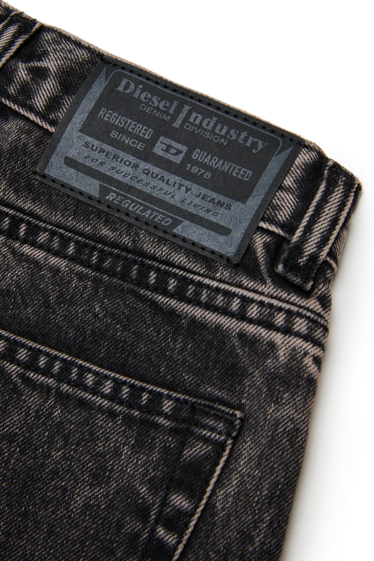 Relaxed fit gray wash jeans - D-Milty