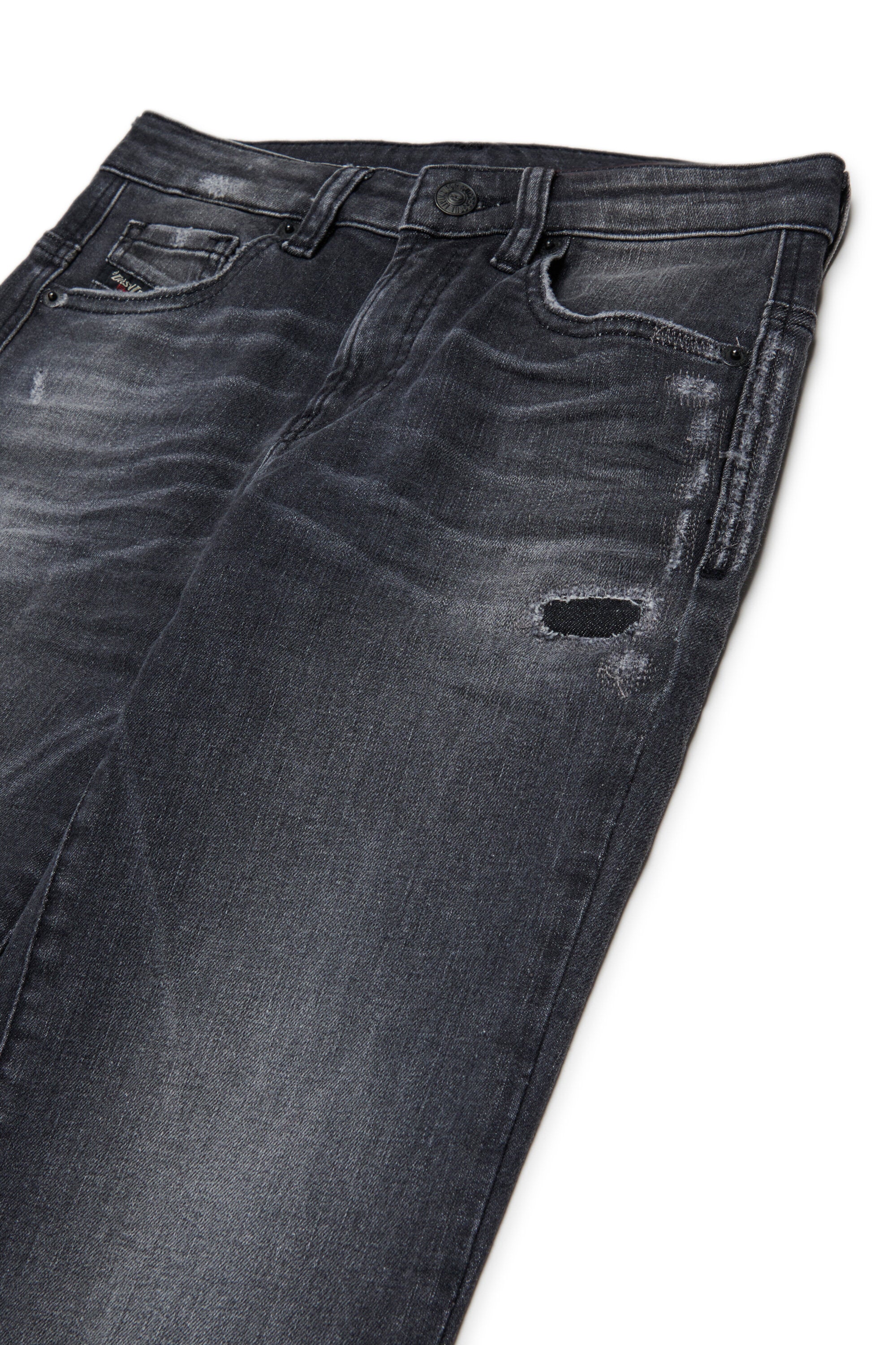 Regular fit jeans in gray wash - D-Ilia