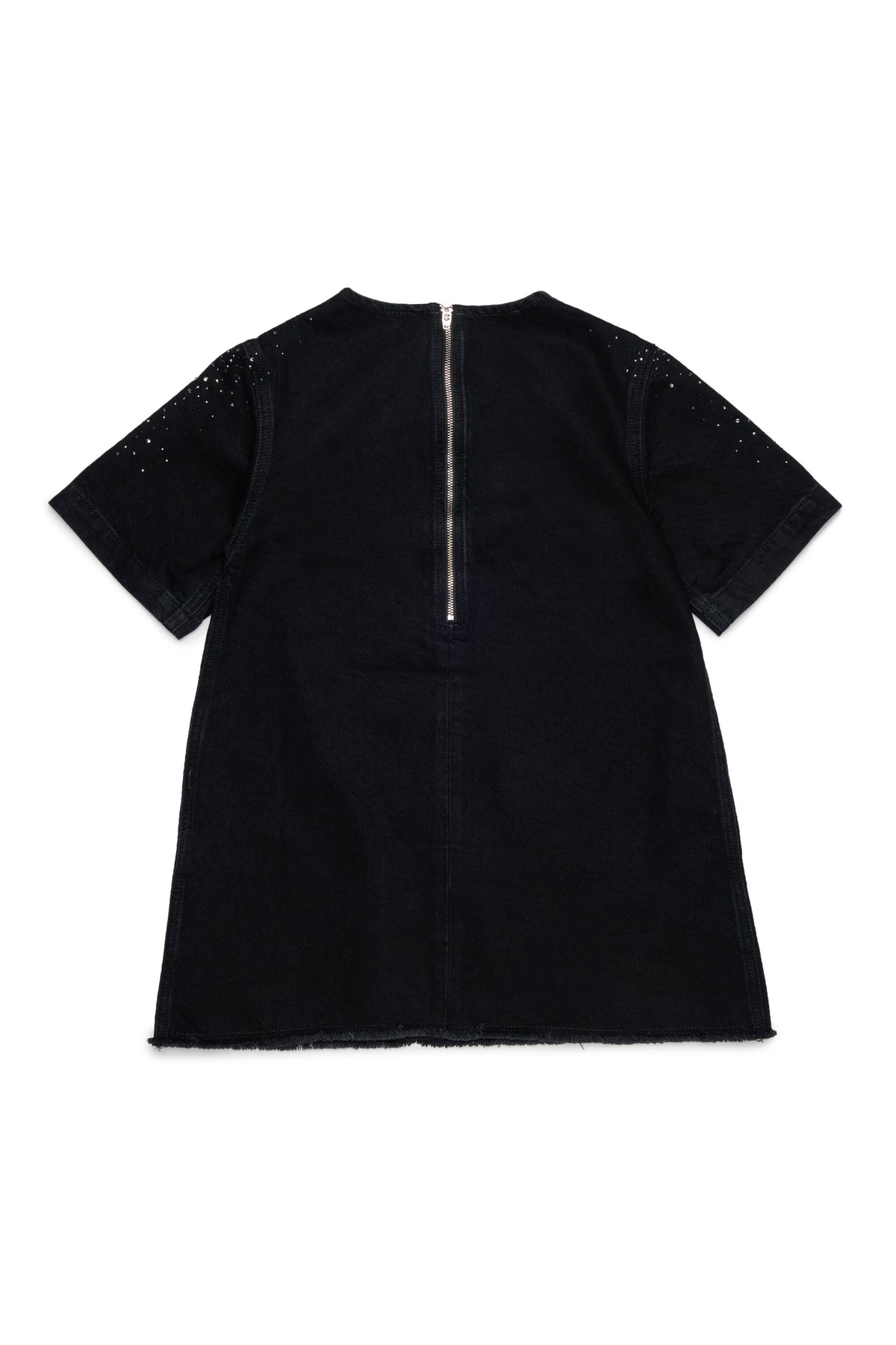Short-sleeve dress with logo