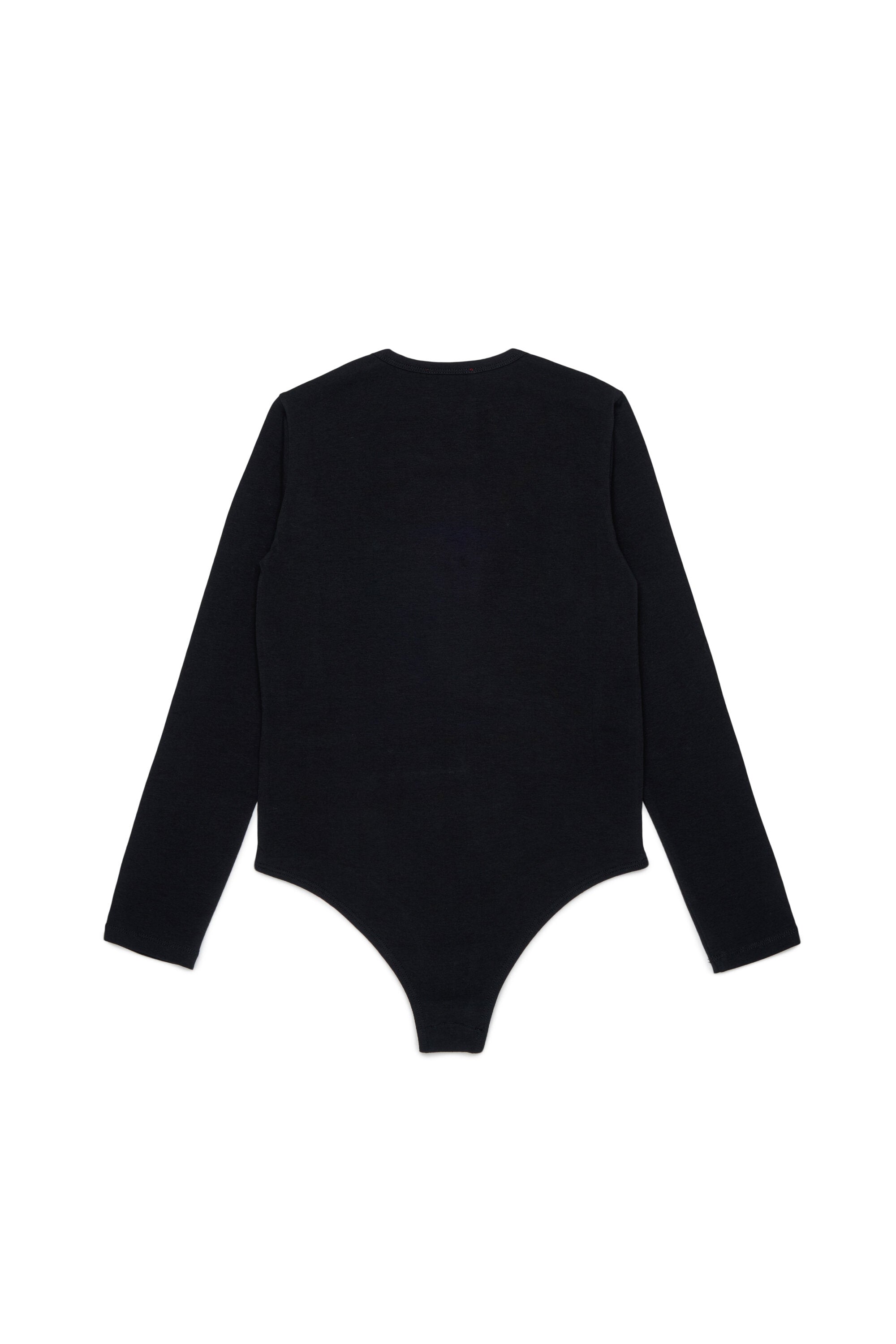 Long-sleeve bodysuit with logo