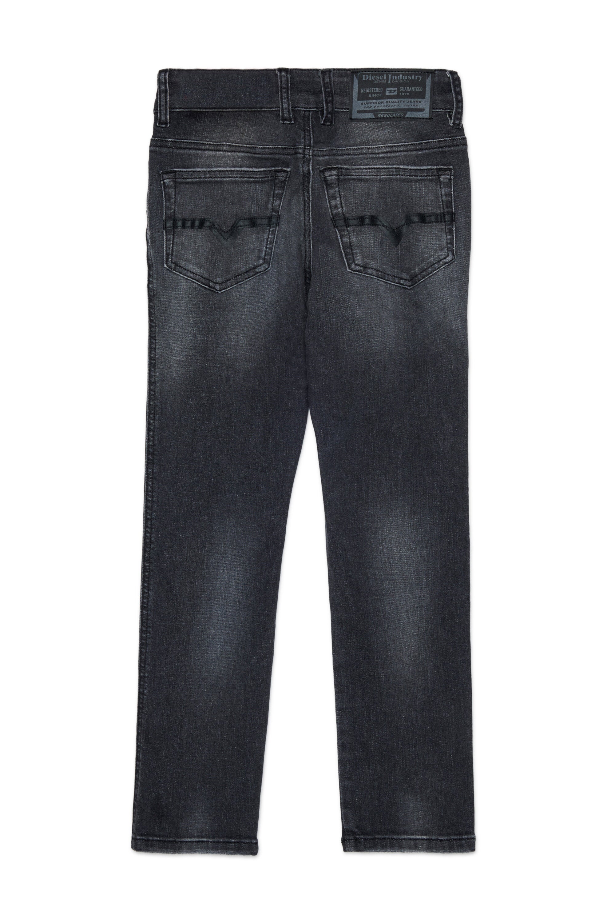 Slim fit jeans in black wash - D-Veel