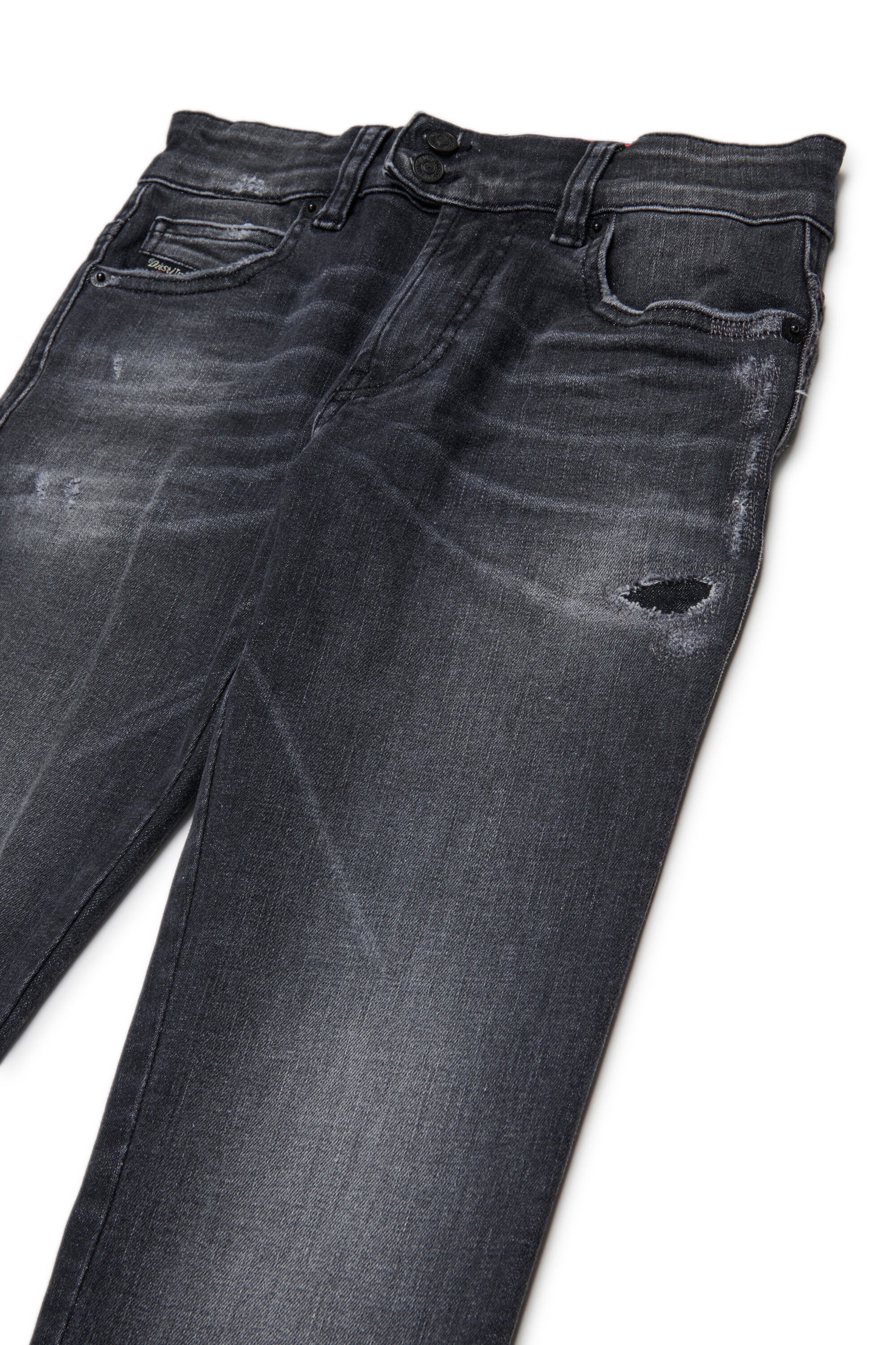 Slim fit jeans in black wash - D-Veel
