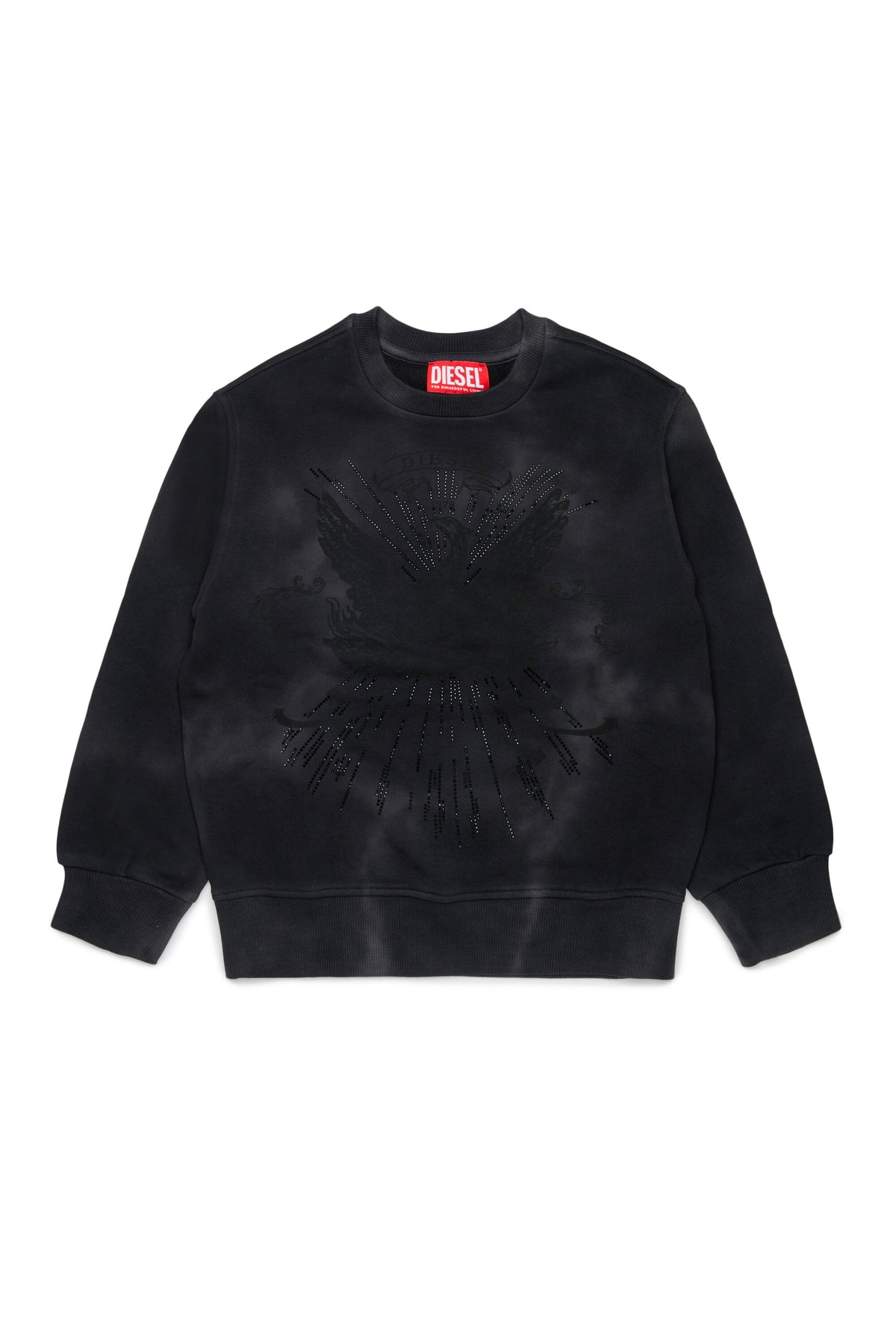 Crew-neck sweatshirt with logo