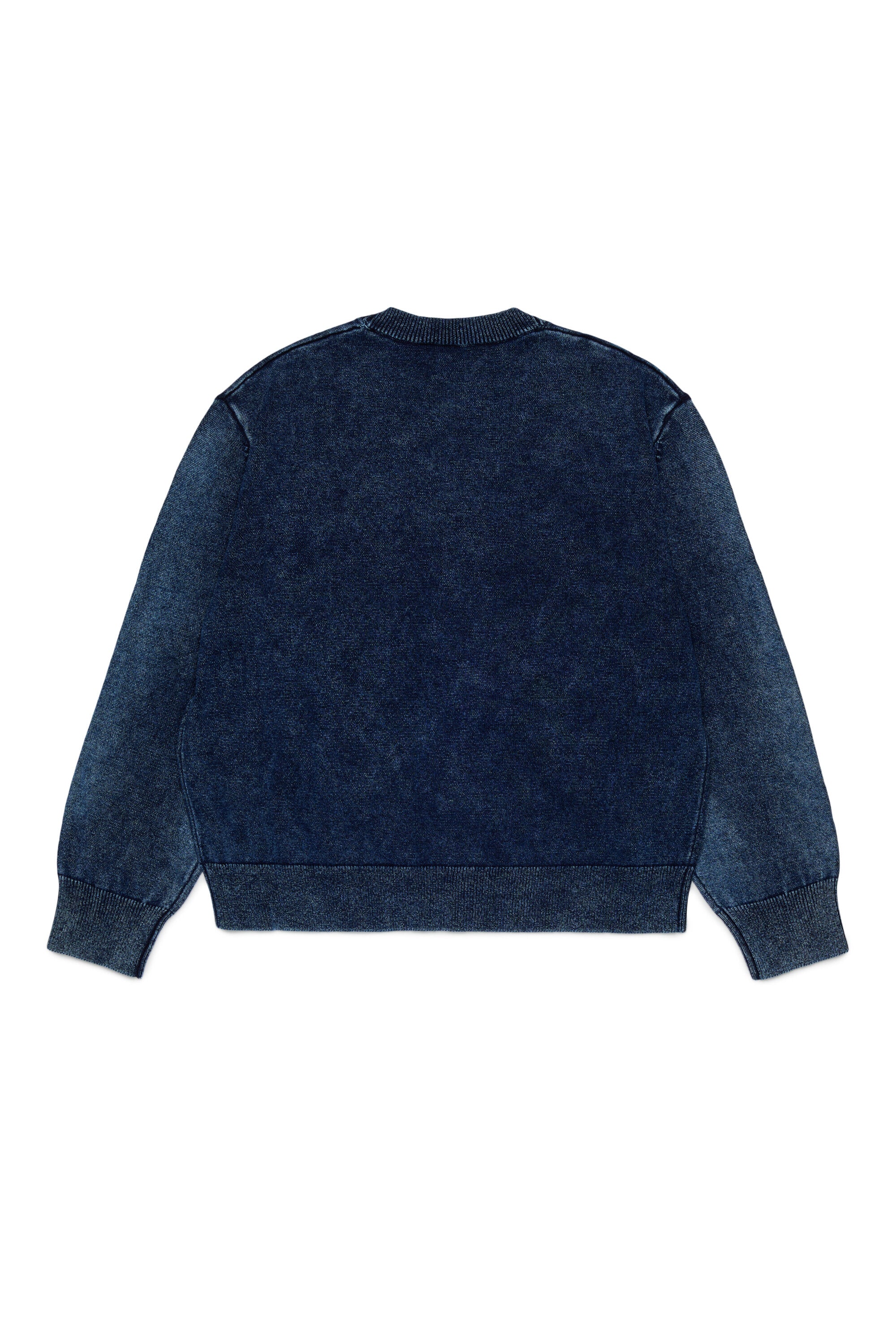 Jacquard cardigan with logo