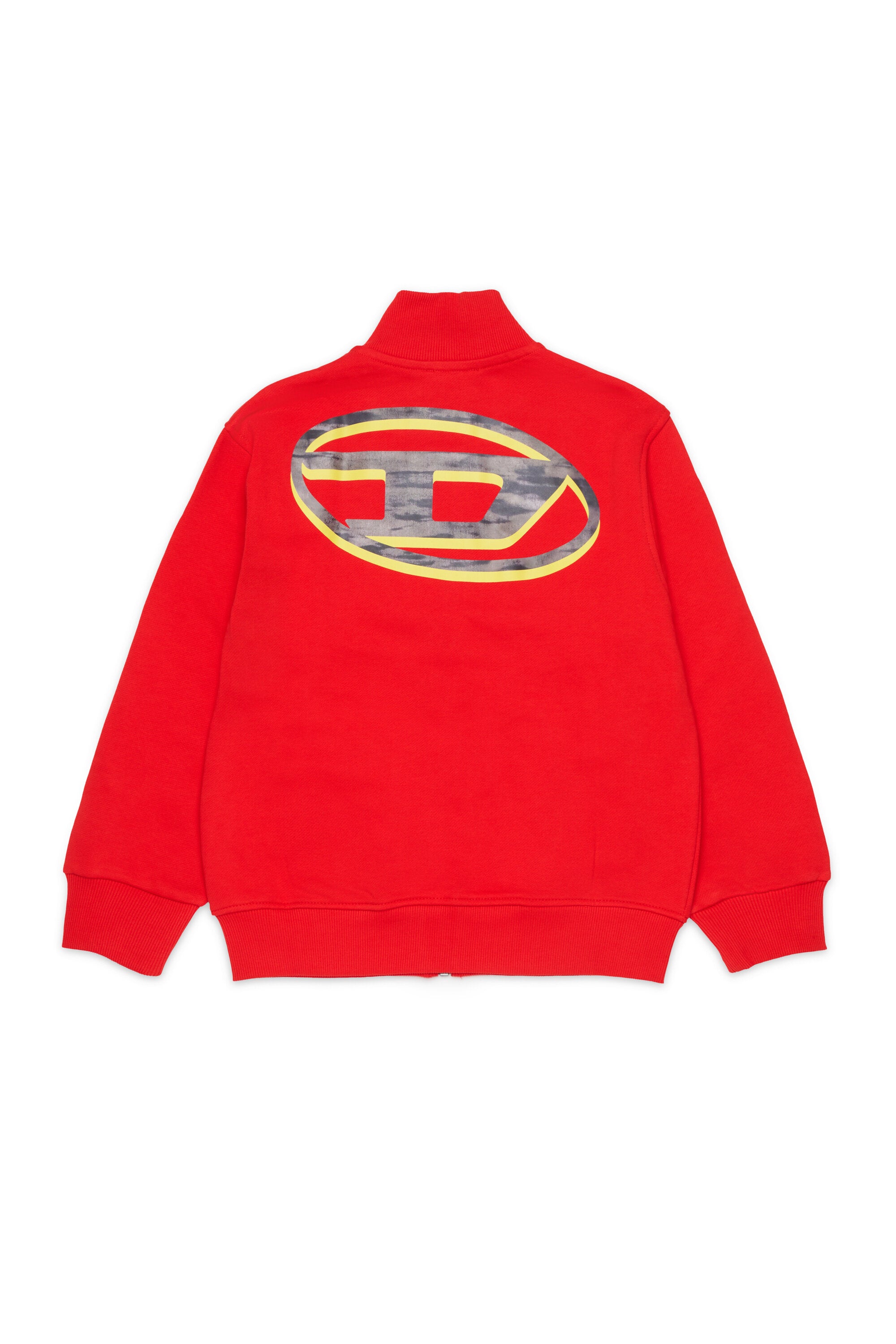 Zip sweatshirt with logo