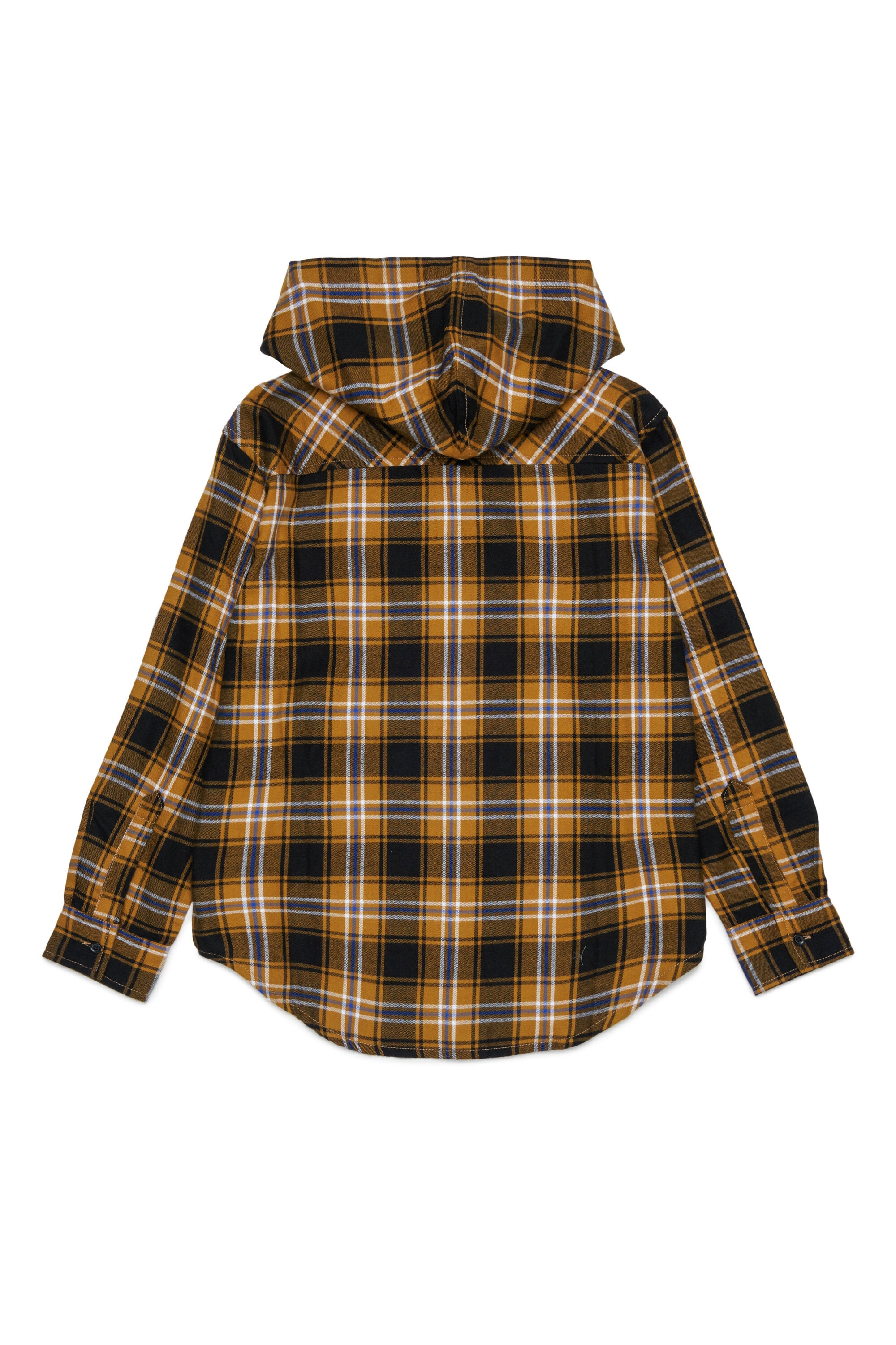 Checked shirt with logo