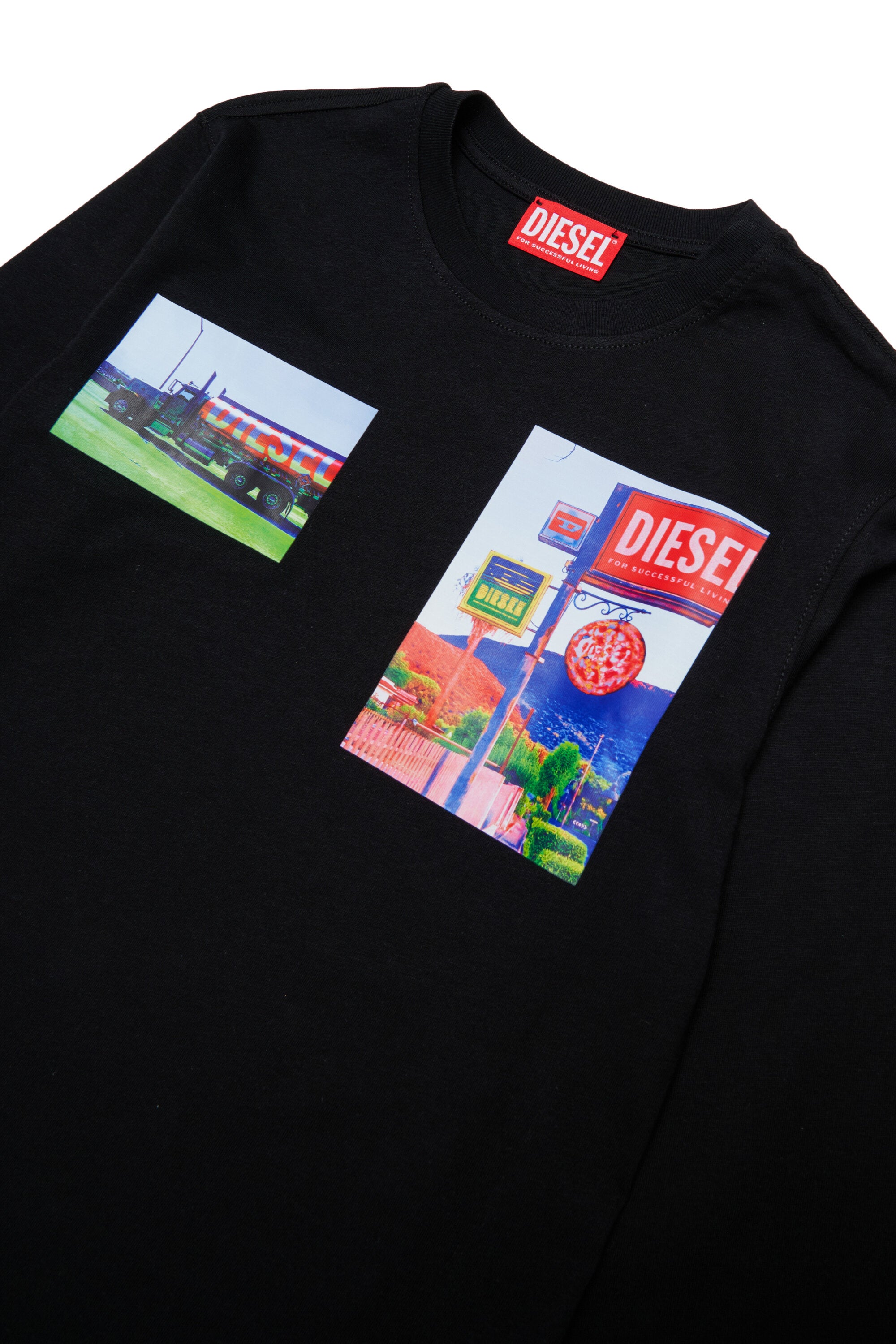 Long-sleeve T-shirt with logo