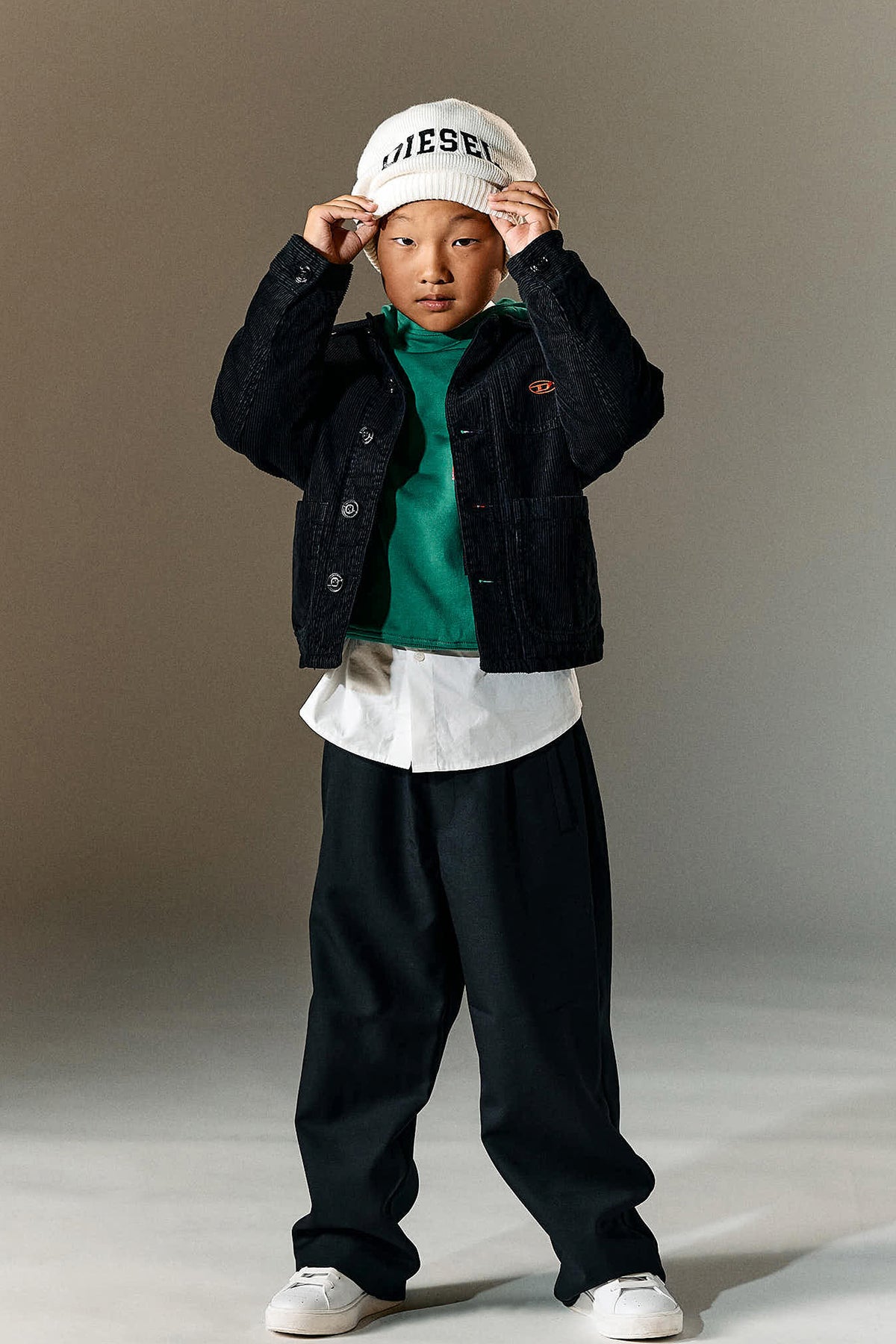 Workwear jacket with logo