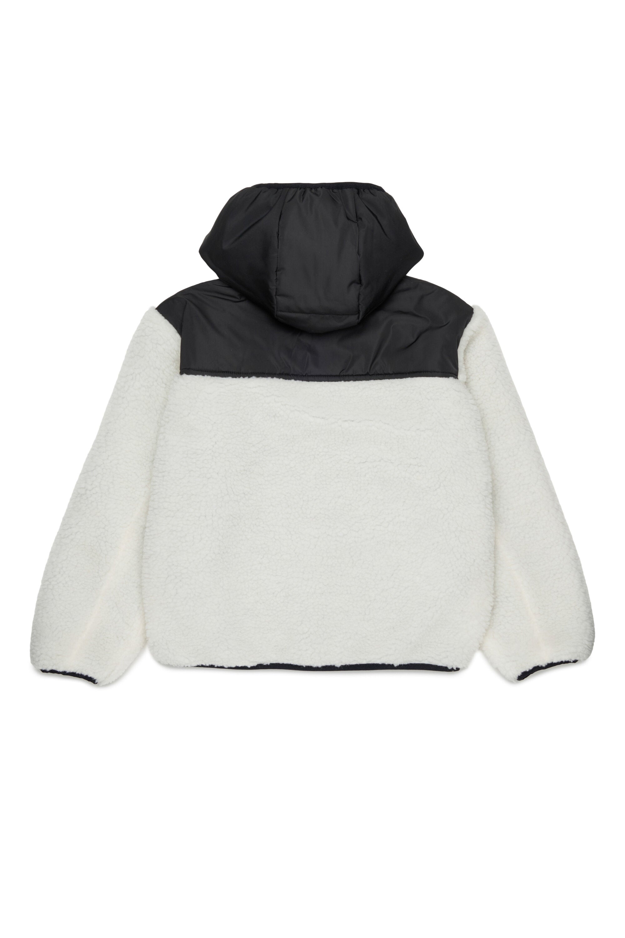 Teddy jacket with printed logo