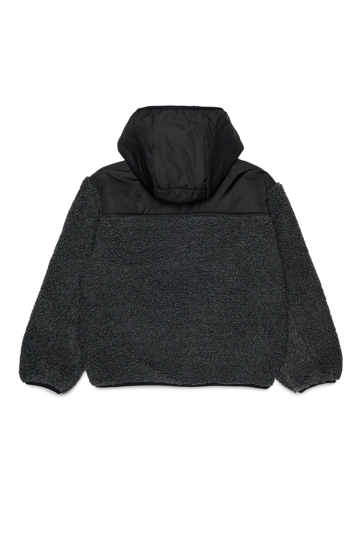 Teddy jacket with printed logo