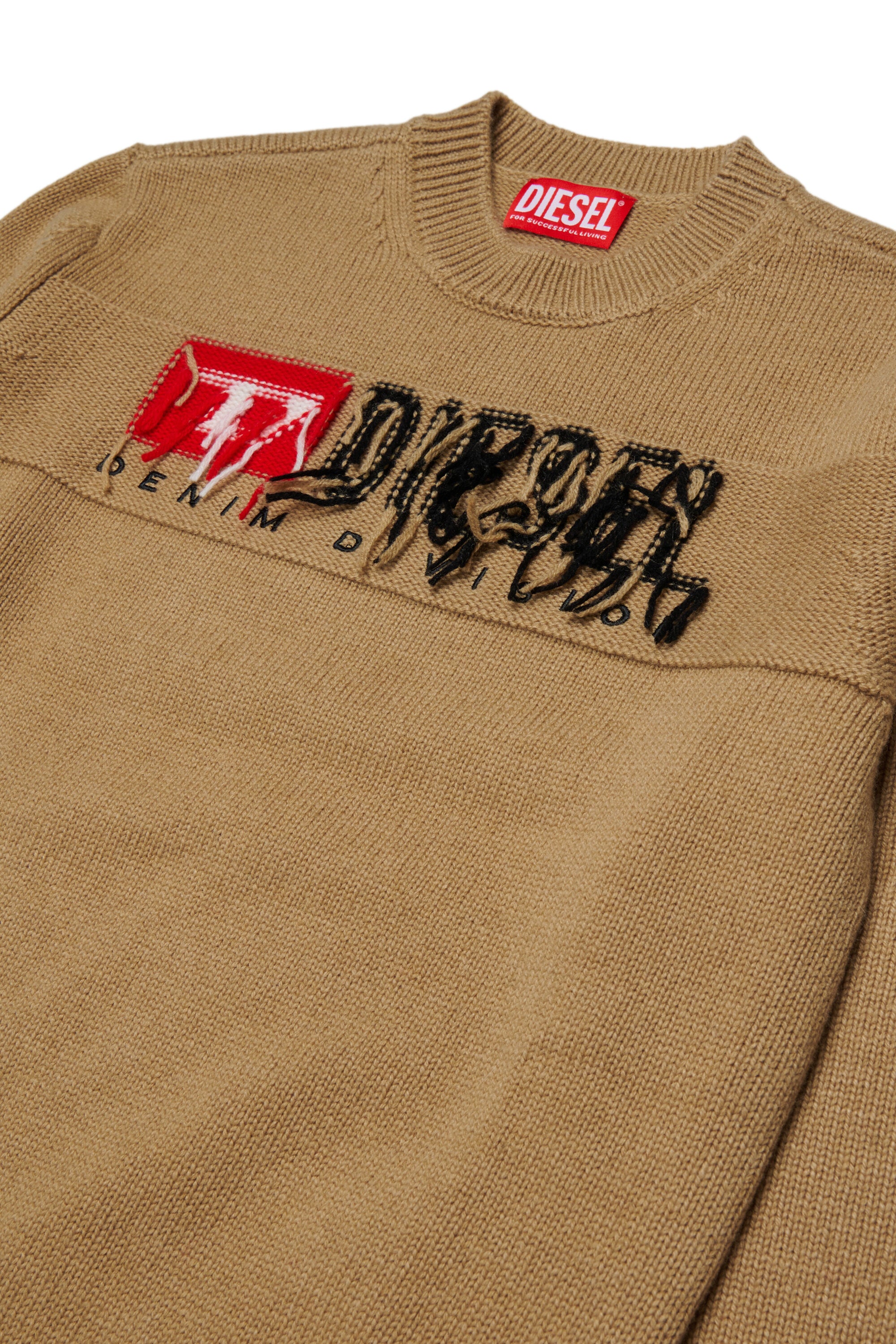 Crew-neck pullover with logo