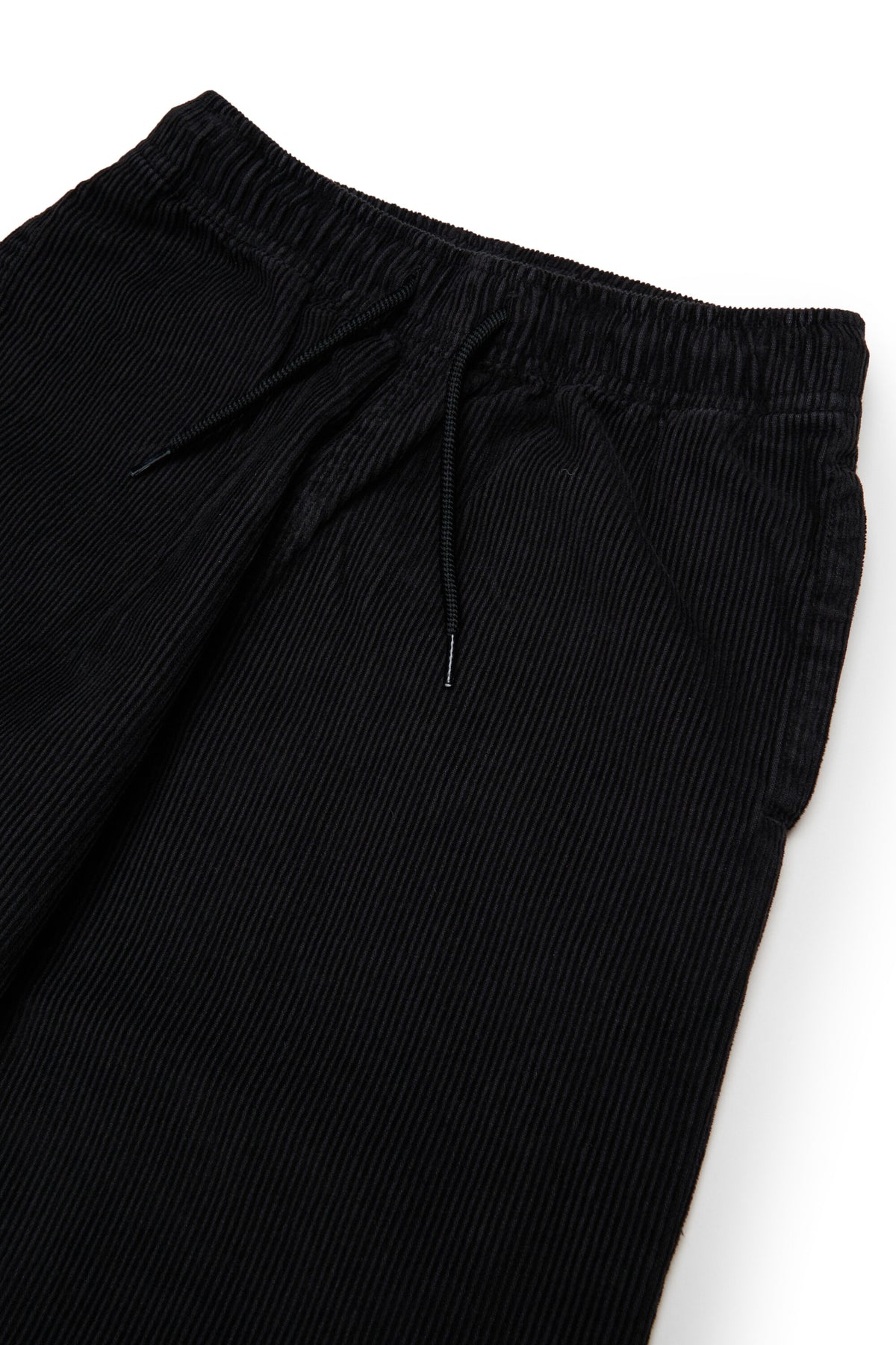 Corduroy pants with logo