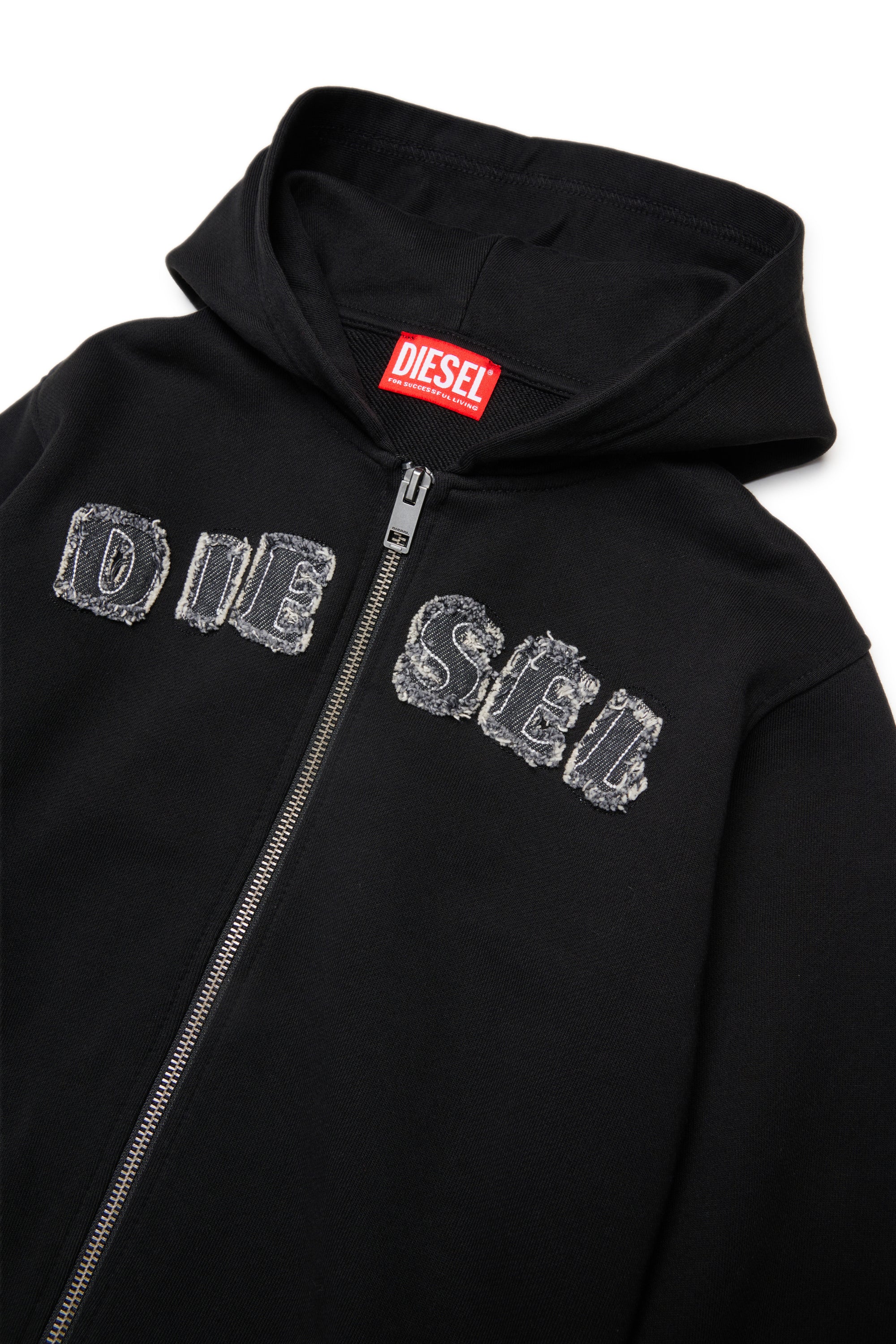 Zip sweatshirt with logo