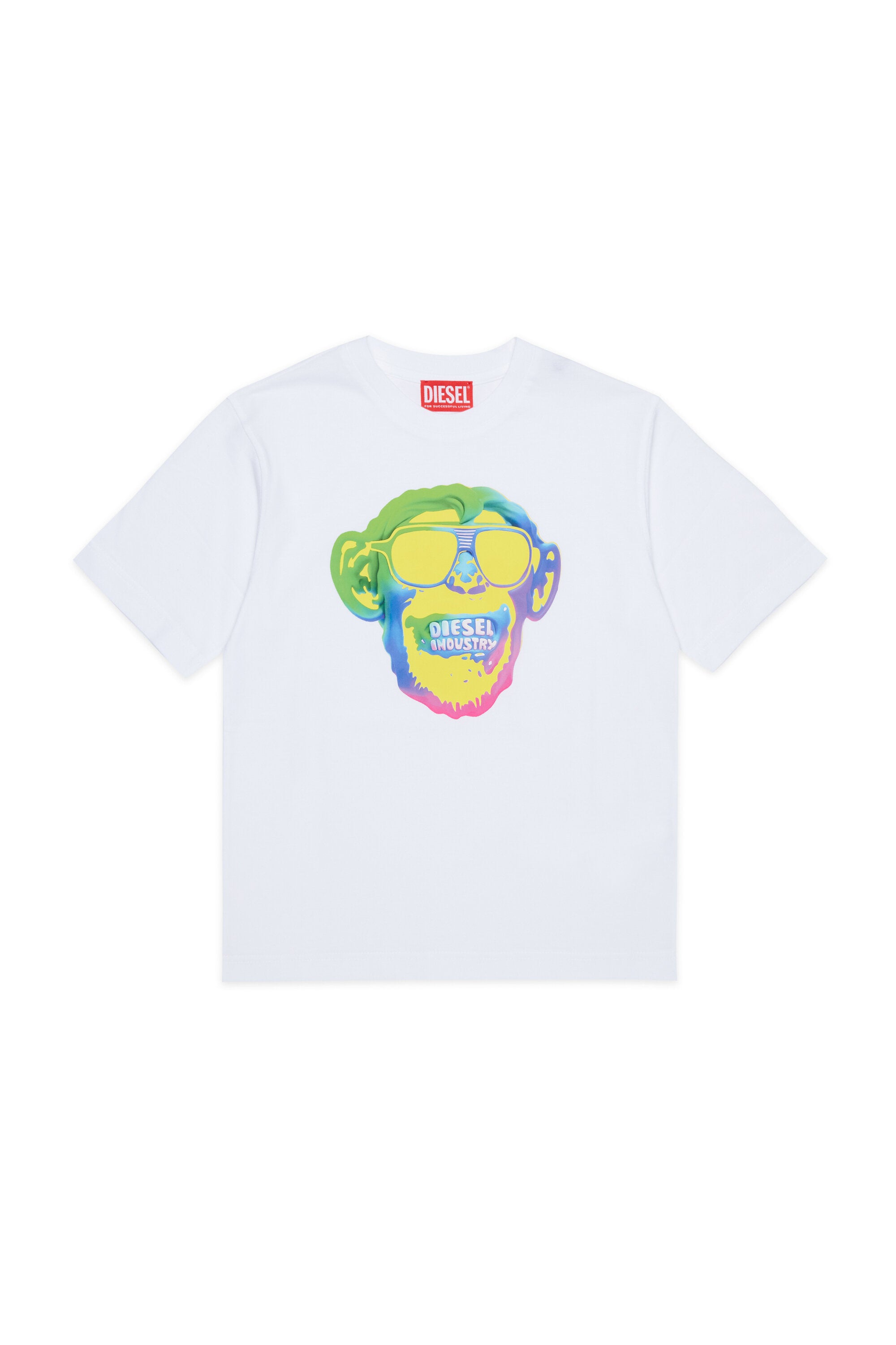 T-shirt with logo and Monkey print