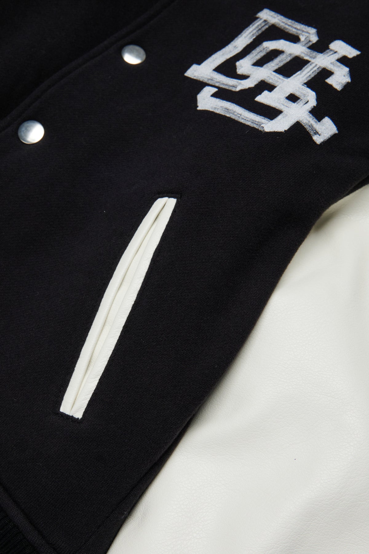 Bomber jacket with printed logo