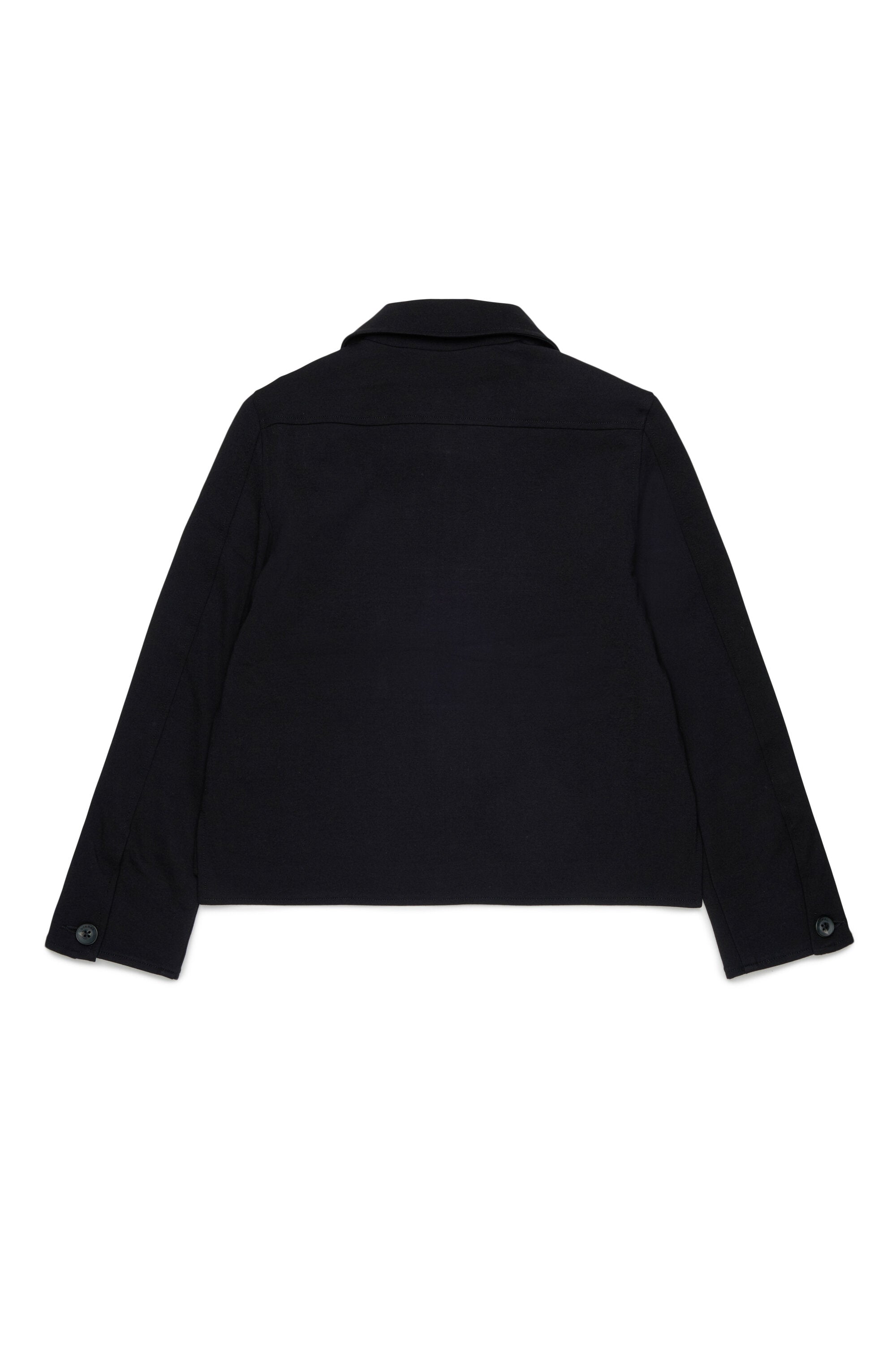 Knit jacket with logo