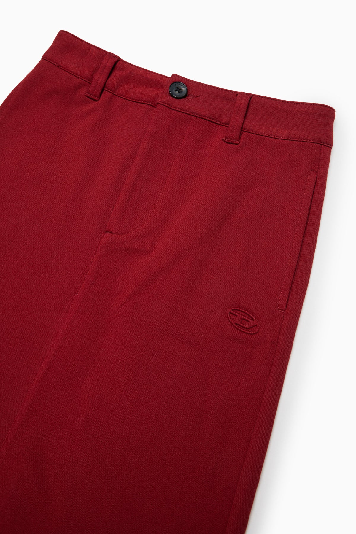 Midi skirt with logo