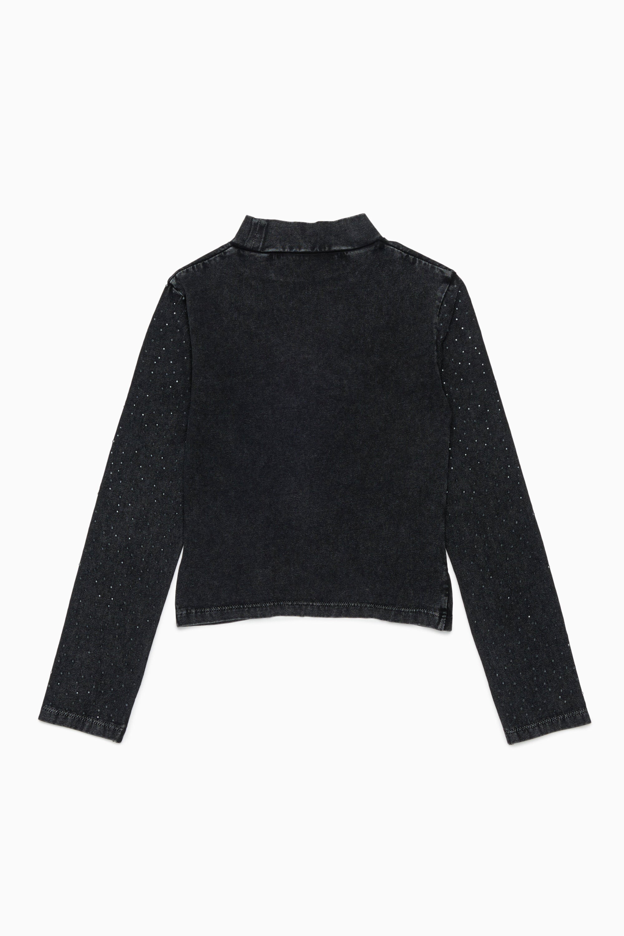 Long-sleeve T-shirt with front knot