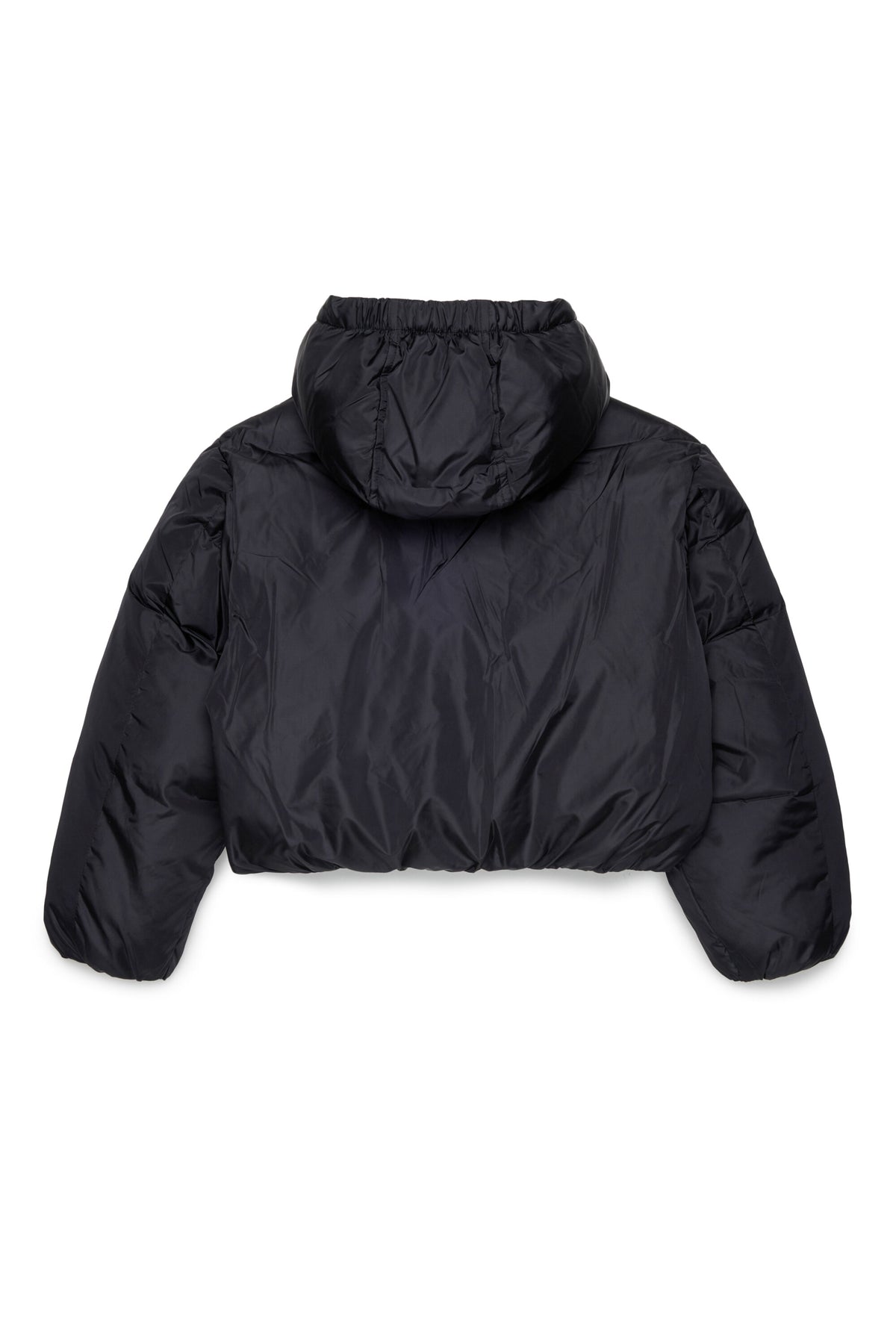 Padded jacket with printed logo