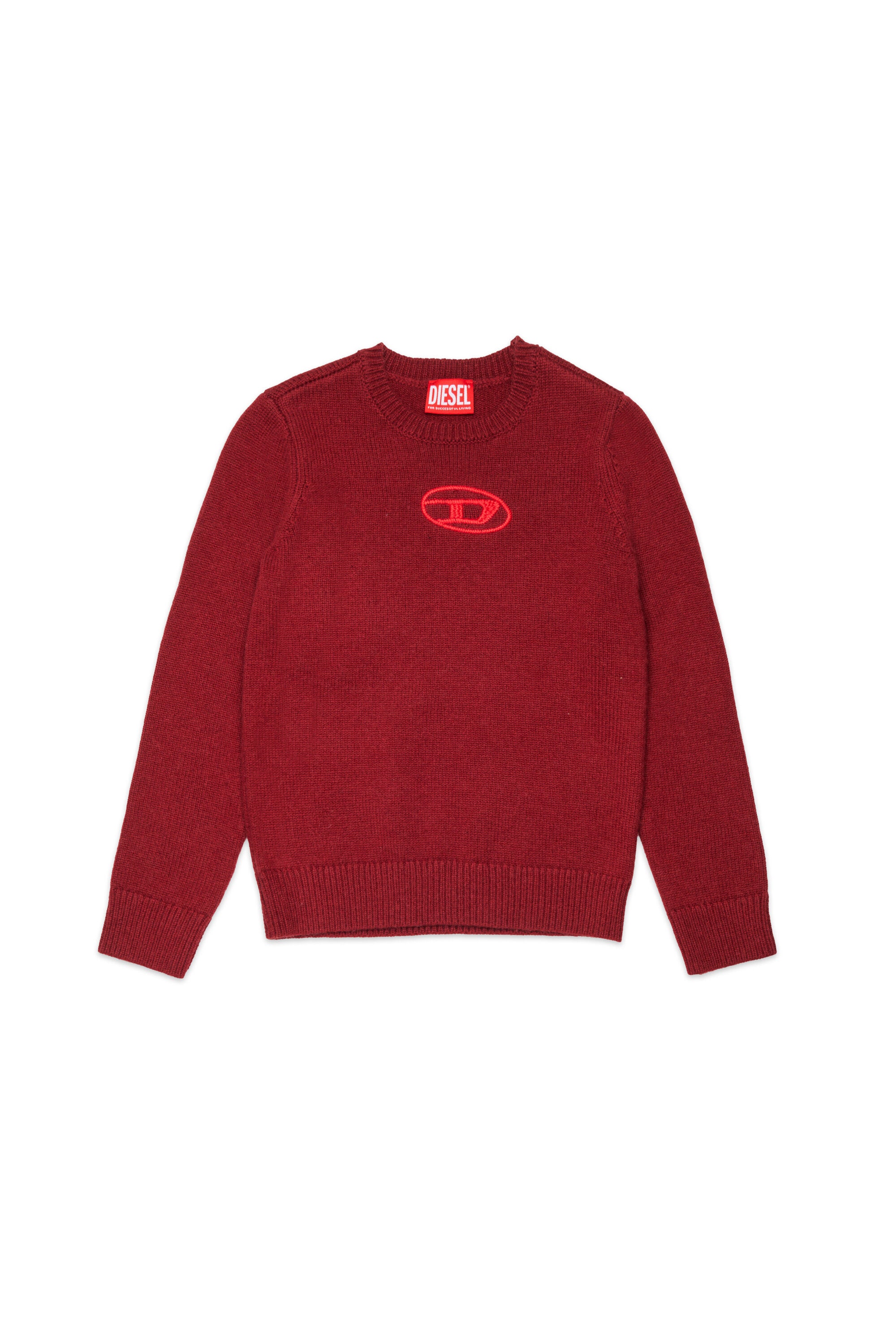Crew-neck pullover with logo