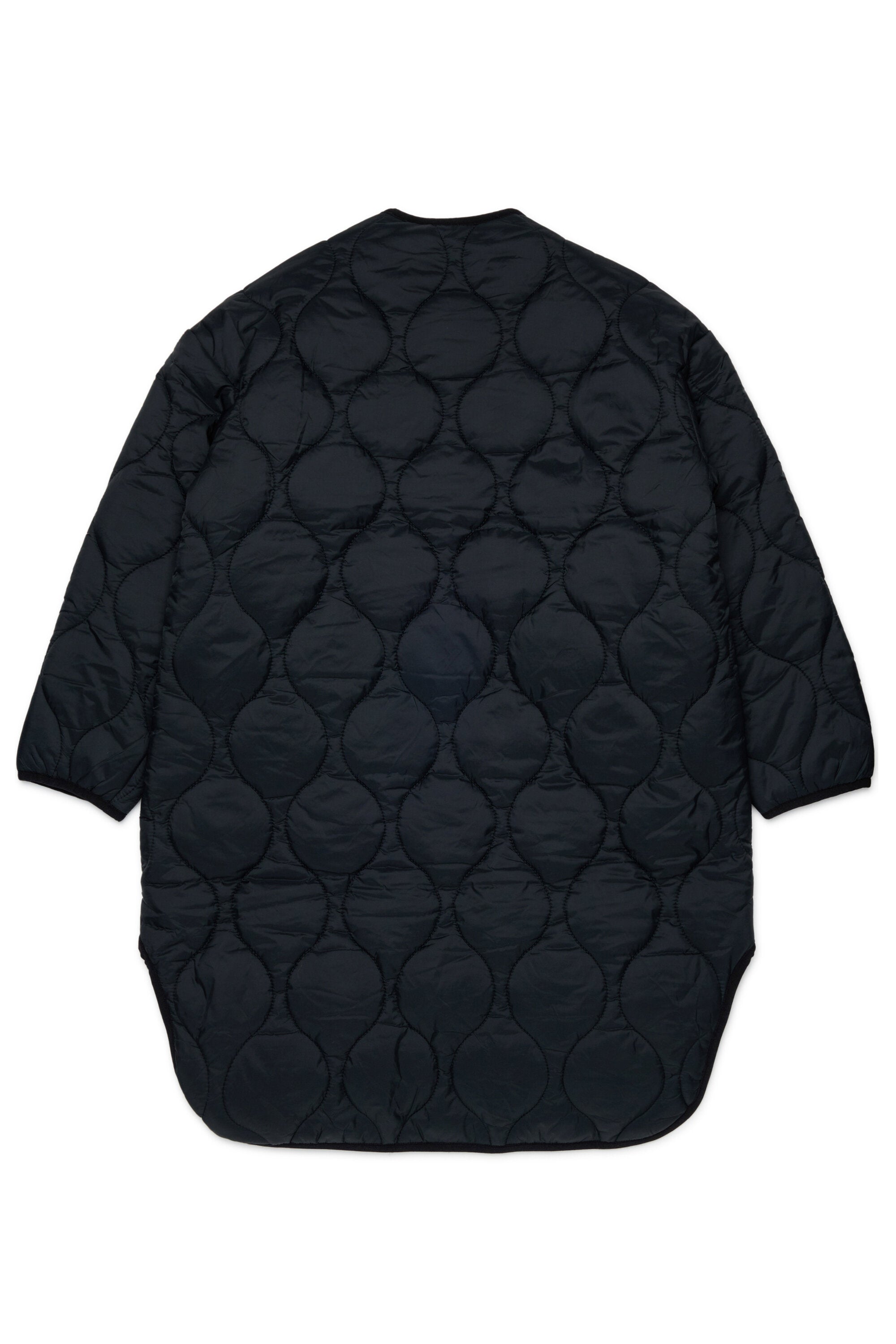 Padded jacket with printed logo